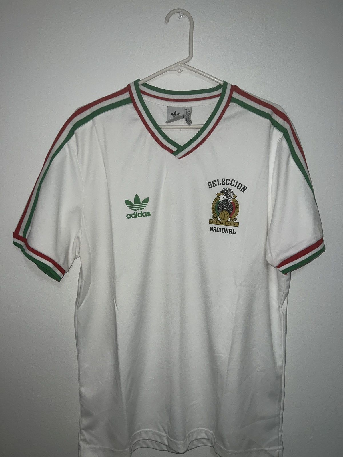 Men's Retro 1985 Mexico Soccer Jersey Shirt