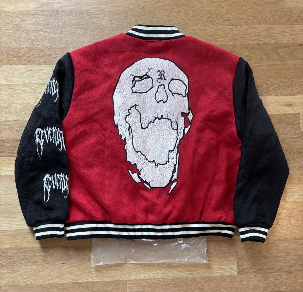 Revenge Revenge Red Varsity Skull Jacket Size US M / EU 48-50 / 2 - 4 Thumbnail