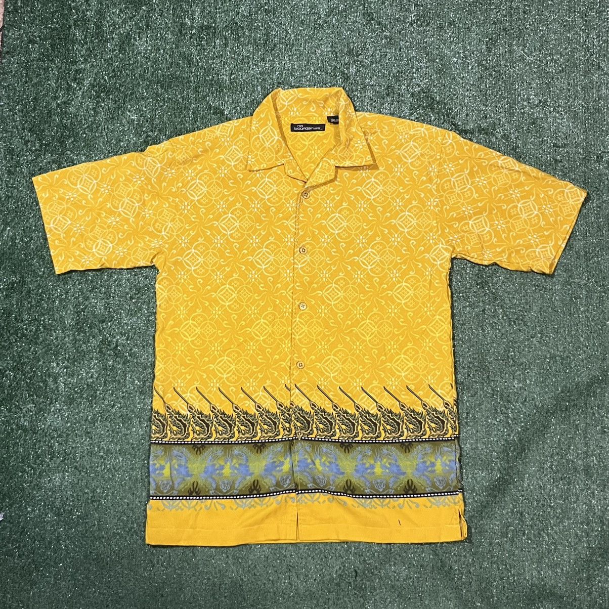 Other No Boundaries Yellow Hawaiian Button Up Shirt Size US S / EU 44-46 / 1 - 1 Thumbnail