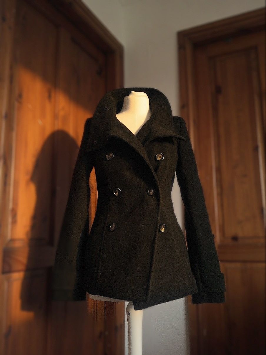 Vintage Black Pea Coat Size XS / US 0-2 / IT 36-38 - 1 Thumbnail