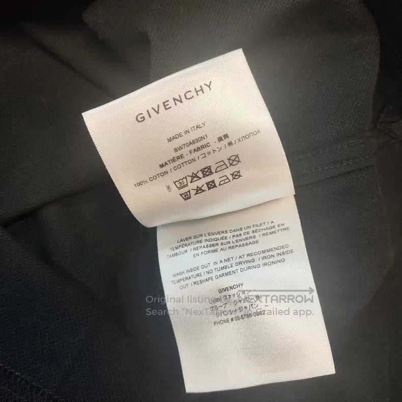Givenchy Givenchy Fiber Long Sleeve, Size S, Style 241114WLFLB02 Size US S / EU 44-46 / 1 - 4 Thumbnail