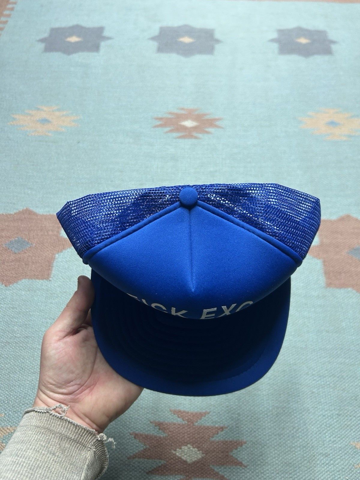 Vintage VTG trucker hat fick excavating Swartz creek Michigan snap Size ONE SIZE - 3 Thumbnail
