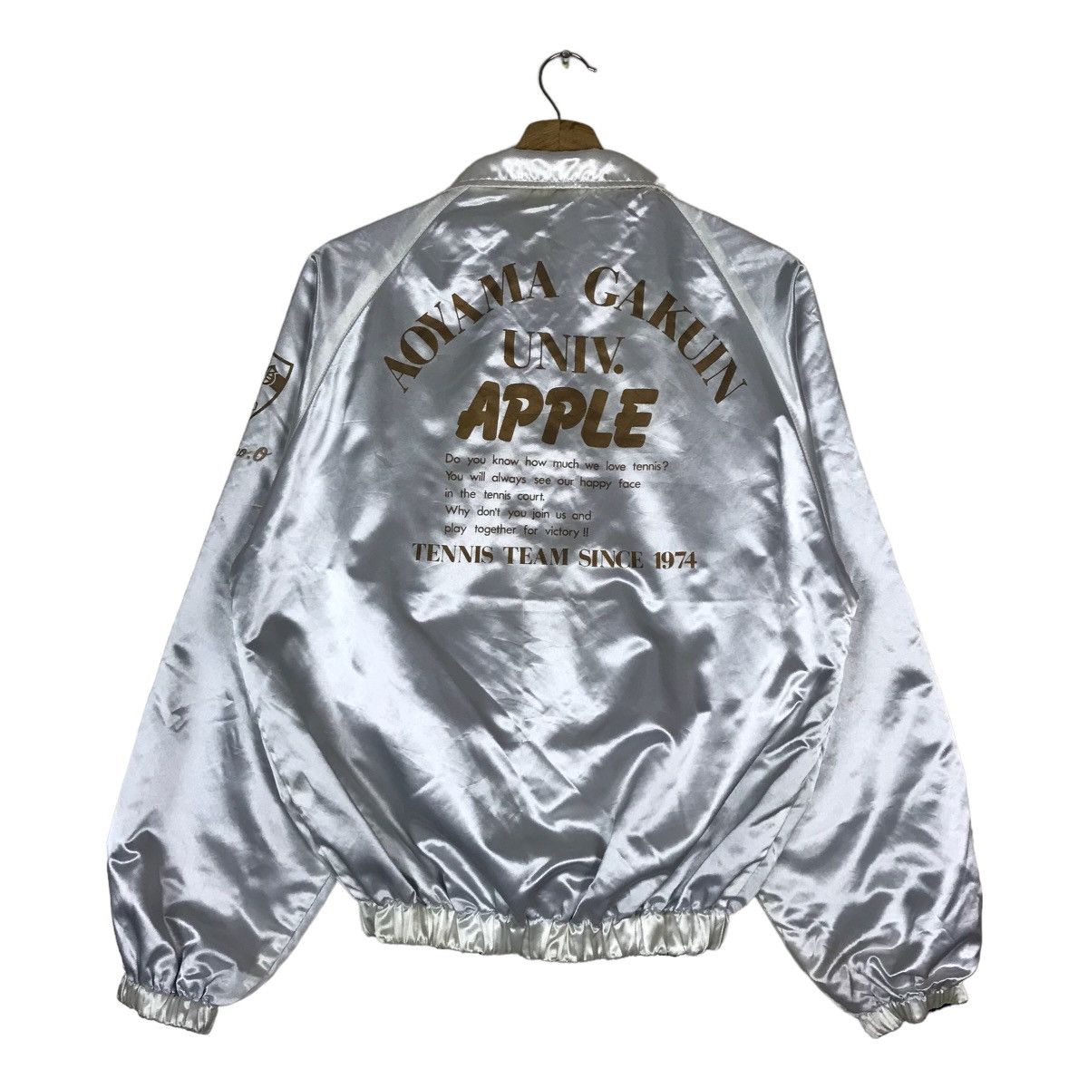 Japanese Brand × Vintage Aoyama Gakuin University Aoyama Apple Tennis Team Varsity Size US M / EU 48-50 / 2 - 1 Thumbnail