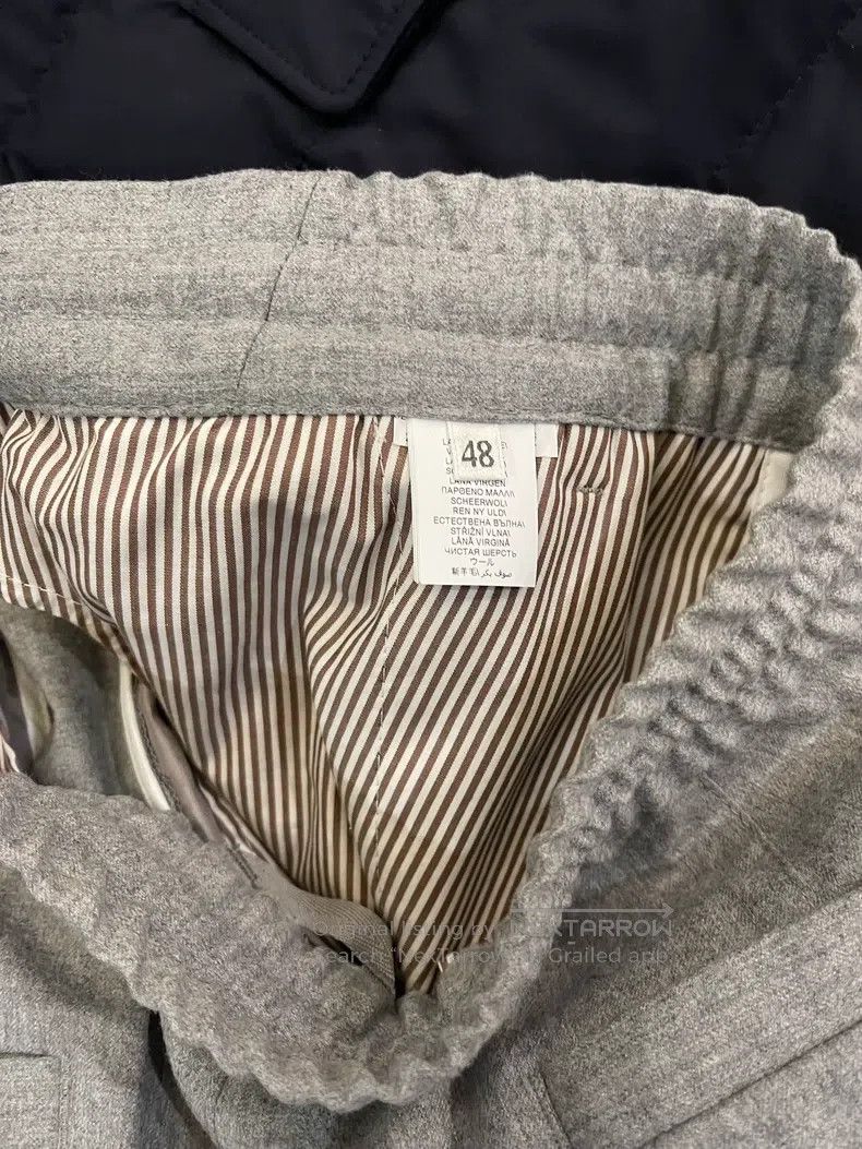 Brunello Cucinelli Brunello Cucinelli Gray woolen trousers Size US 32 / EU 48 - 4 Thumbnail