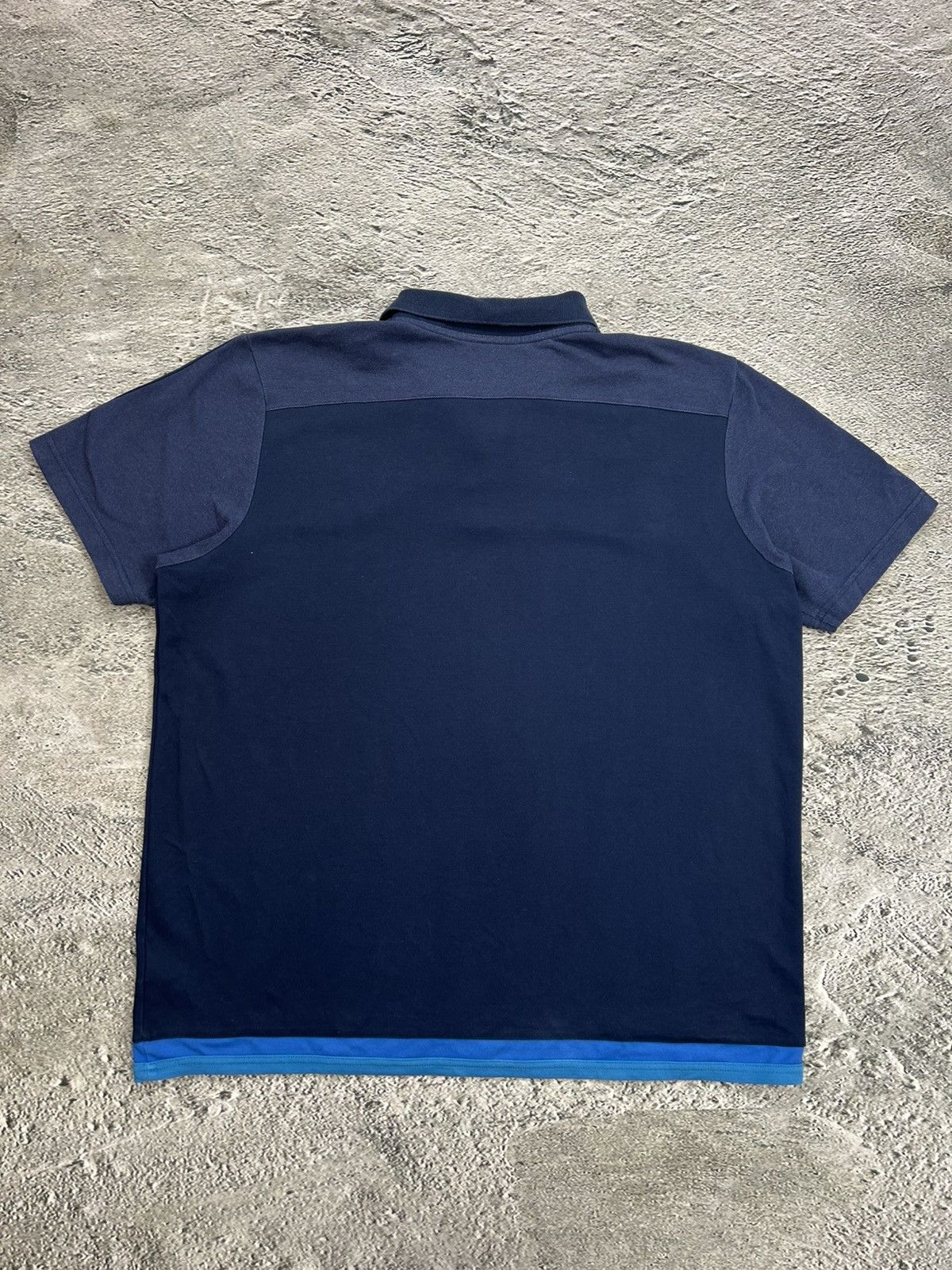 Adidas × Vintage Italy Adidas vintage polo T-shirt navy blue Chief Keef Size US XXL / EU 58 / 5 - 8 Thumbnail