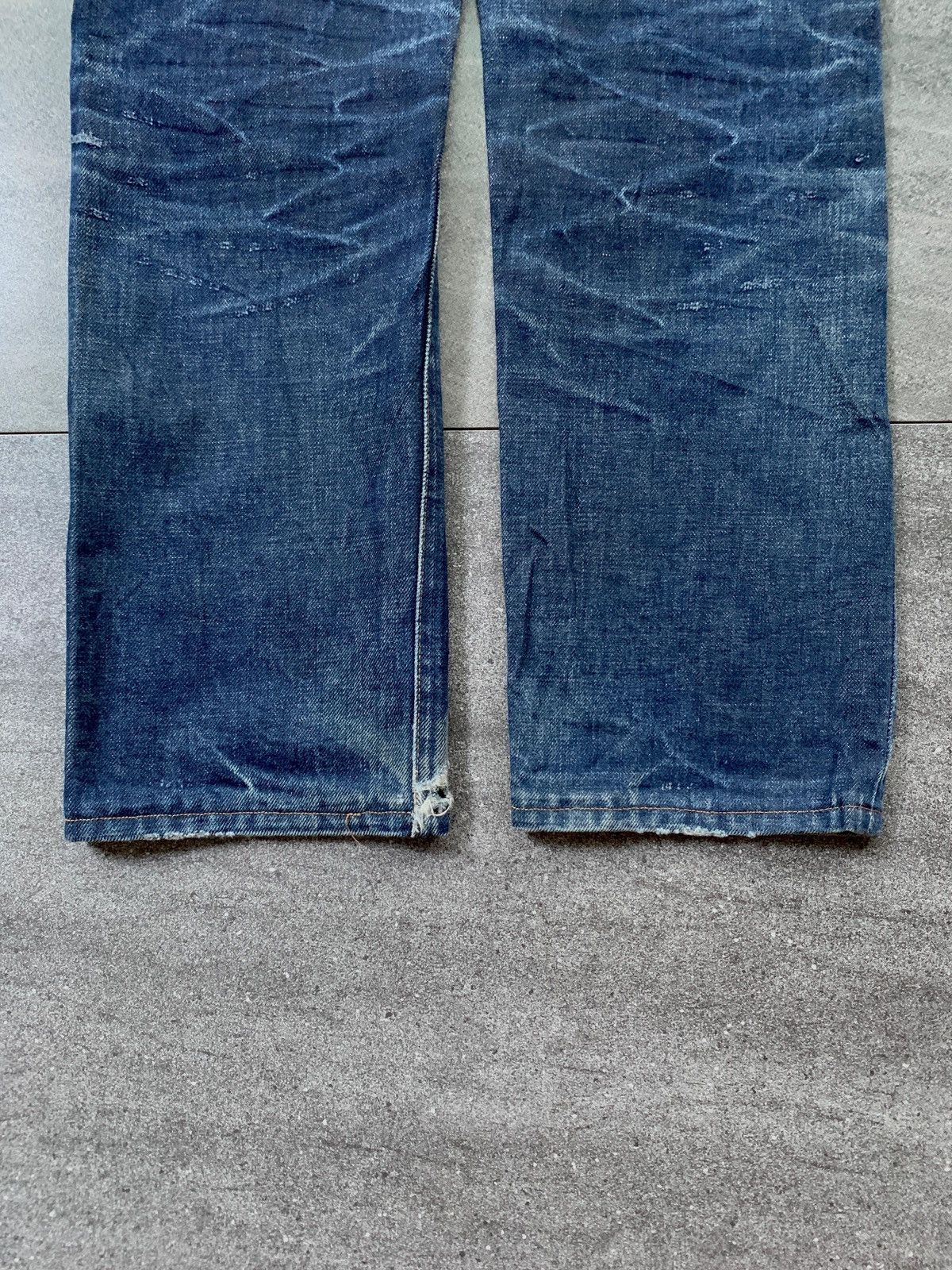 Walter Van Beirendonck FREE TAX! Washed Denim Jeans Size US 28 / EU 44 - 7 Thumbnail