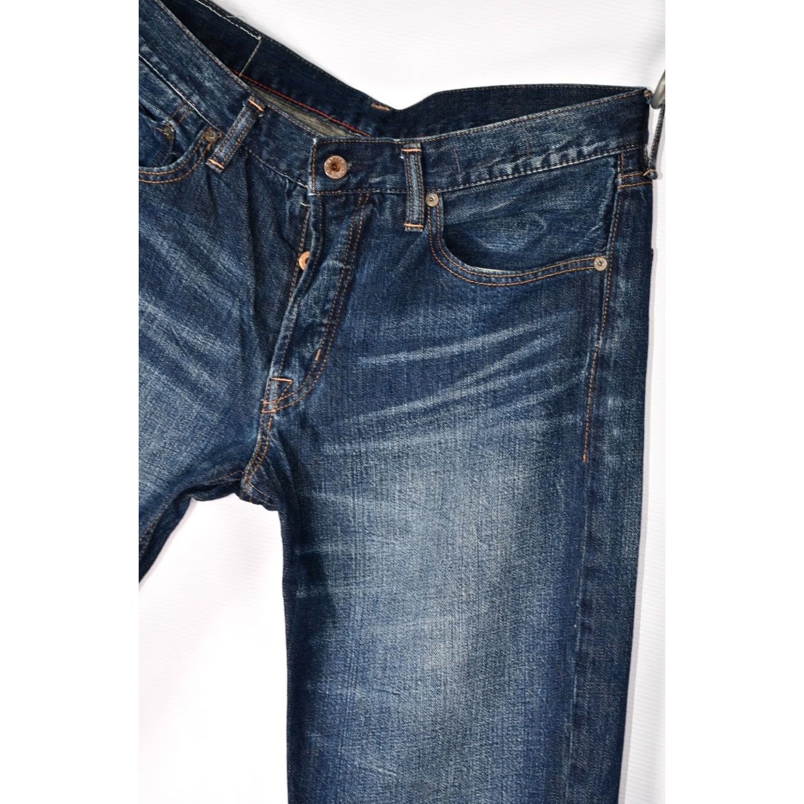 Polo Ralph Lauren POLO RALPH LAUREN MERCER SLIM STRAIGHT JEANS MEN W34 L32 BLUE 100% COTTON DENIM 5-POCKET INSEAM 32 Size US 34 / EU 50 - 2 Thumbnail