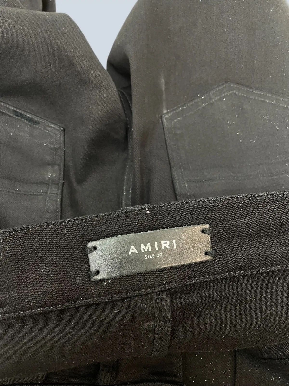 Amiri Amiri skinny pants in distressed cotton and glitter, 30. Size US 30 / EU 46 - 5 Thumbnail