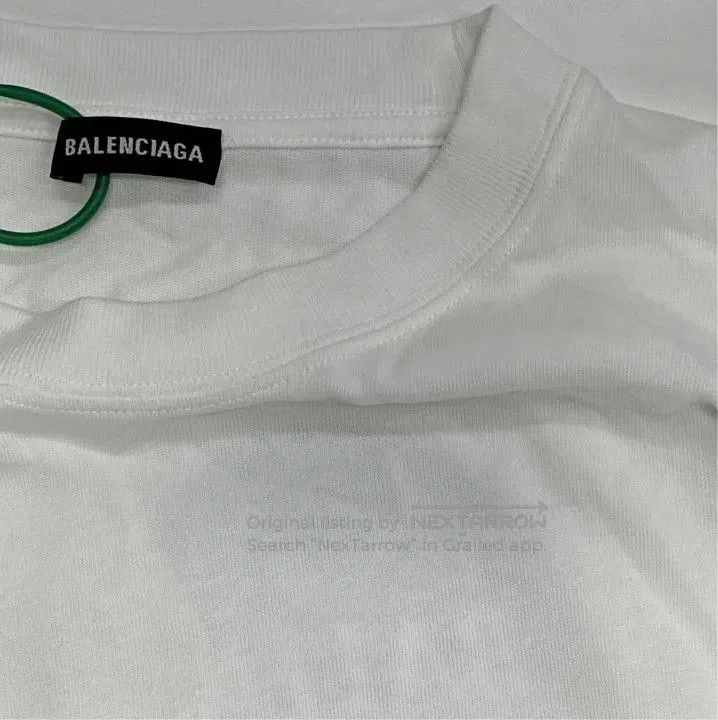 Balenciaga Balenciaga Logo Printed Short Sleeve T. Size US L / EU 52-54 / 3 - 2 Thumbnail
