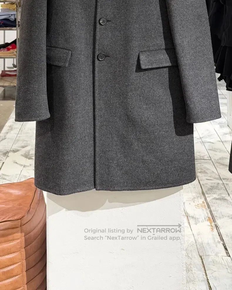 Jil Sander Jil Sander size 48 Grey Single-breasted Wool Coat Size US M / EU 48-50 / 2 - 5 Thumbnail