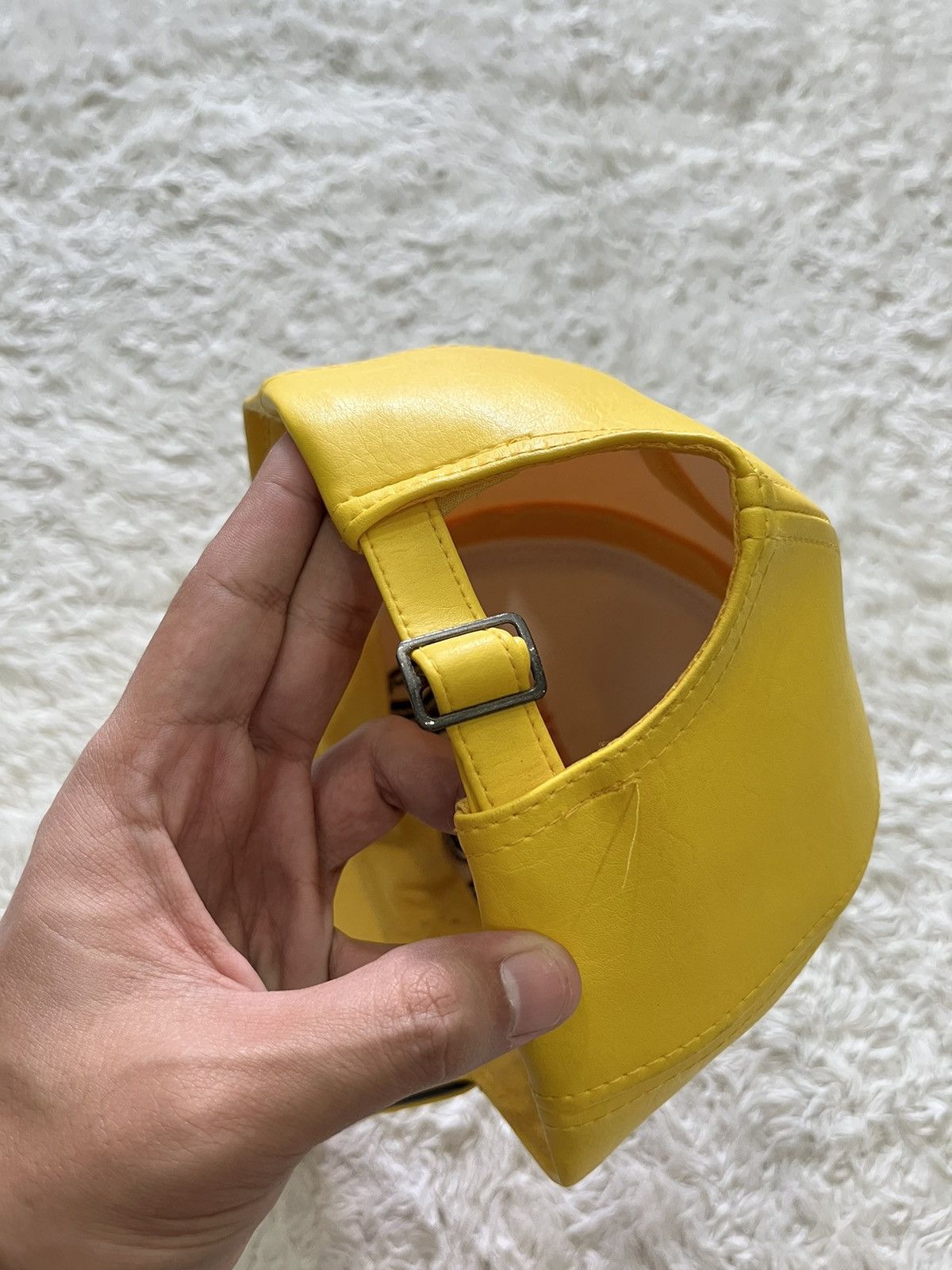 YELLOW CORN yellow corn motorsport racing leather cap Size ONE SIZE - 5 Thumbnail
