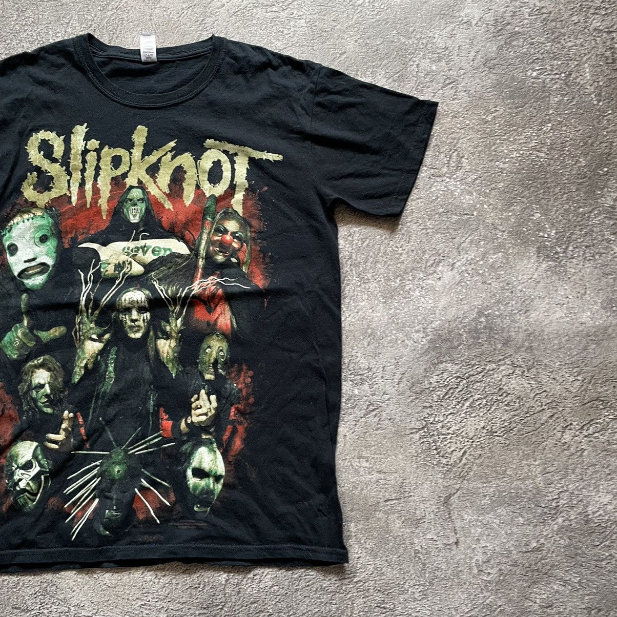 Vintage Vintage Y2K Slipknot Band Tee Graphic Horror Punk Grunge M Size US M / EU 48-50 / 2 - 6 Thumbnail
