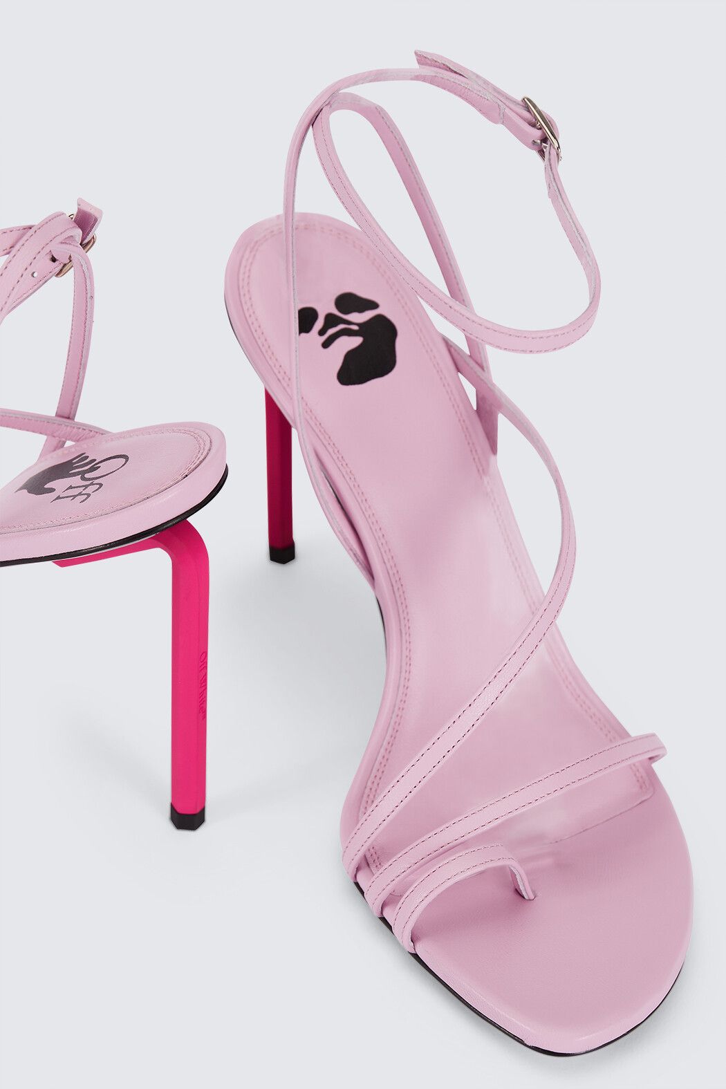 Off-White o1gr1nt0125 Nappa Pop Highallen Sandal in Pink Size US 9 / IT 39 - 4 Thumbnail