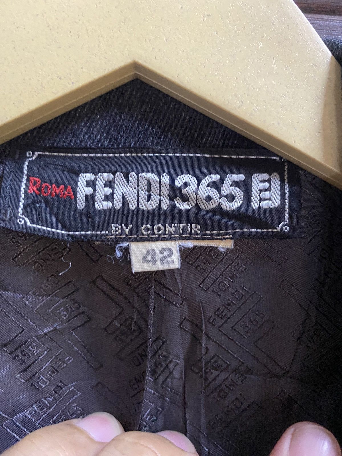 Fendi × Vintage Vintage Fendi 365 Blazer Size 42R - 8 Thumbnail