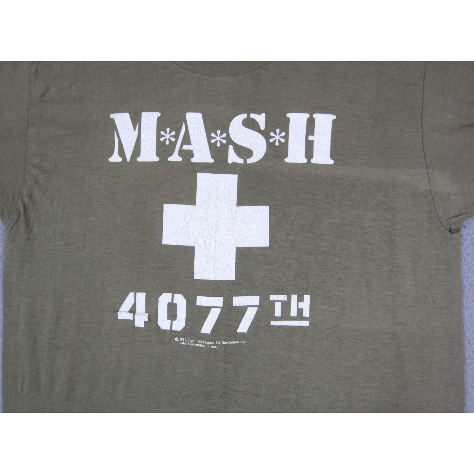 Vintage VINTAGE Shirt Mens Medium Green 80s TV Show Medic 4077th Size US M / EU 48-50 / 2 - 2 Thumbnail