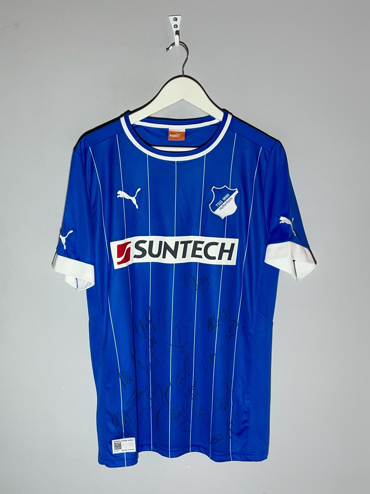 Puma TSG 1899 Hoffenheim Puma 2012/13 Home Football Shirt Size US L / EU 52-54 / 3 - 1 Thumbnail
