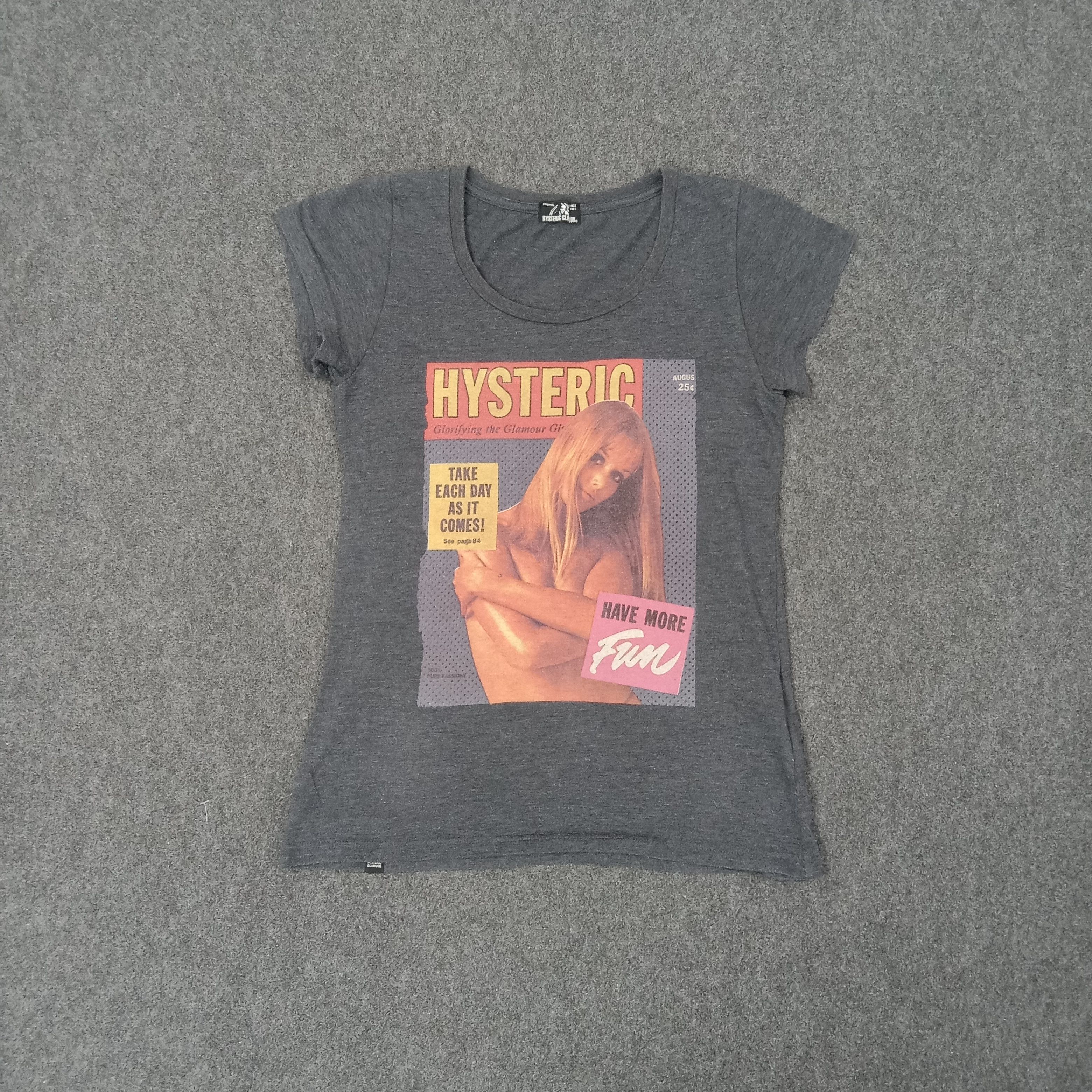 Hysteric Glamour Hysteric Glamour Japanese Streetwear Tshirt C259N20 Size S / US 4 / IT 40 - 1 Thumbnail