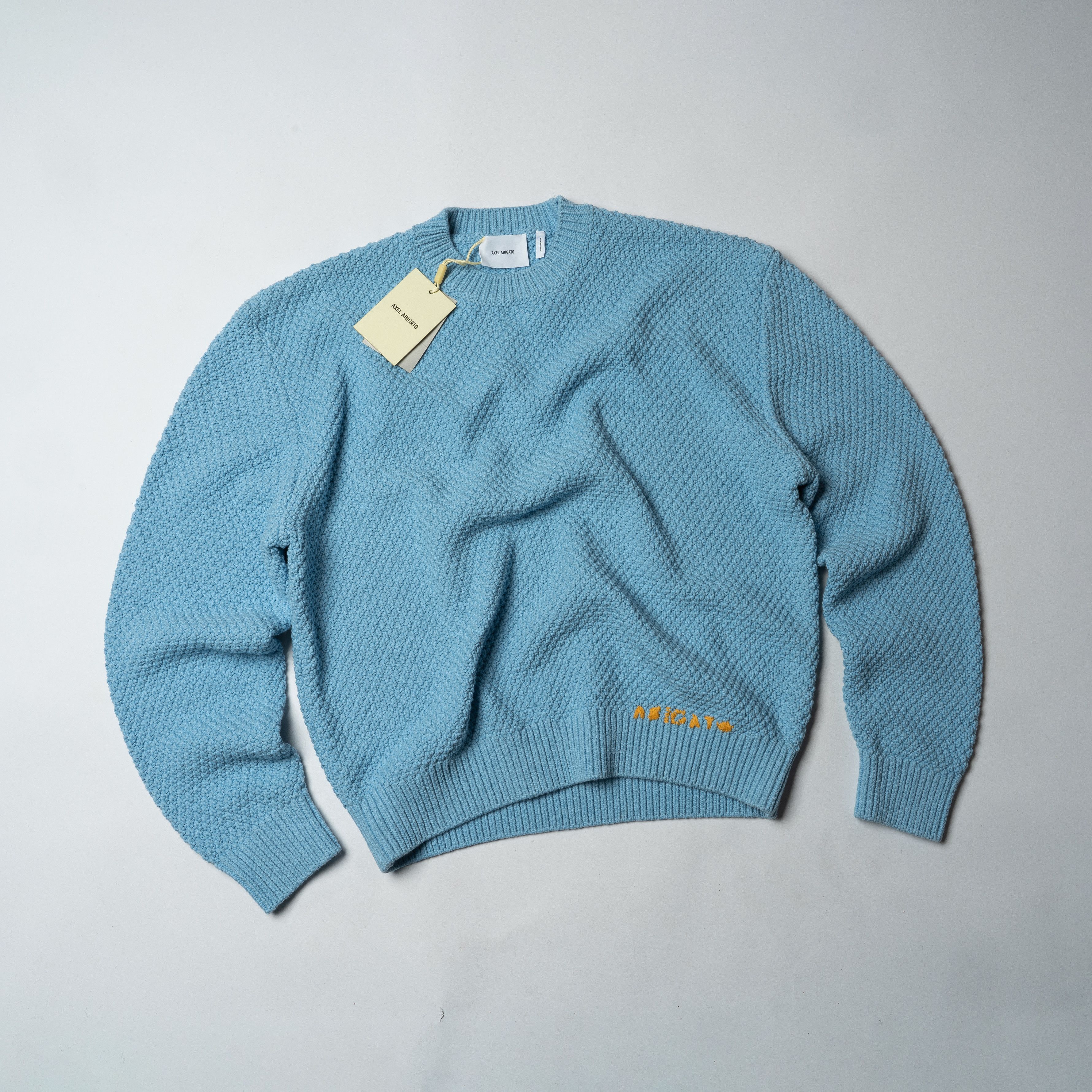 Axel Arigato 🔵 AXEL ARIGATO Block cotton blend Crew neck sweater Size US XL / EU 56 / 4 - 1 Thumbnail