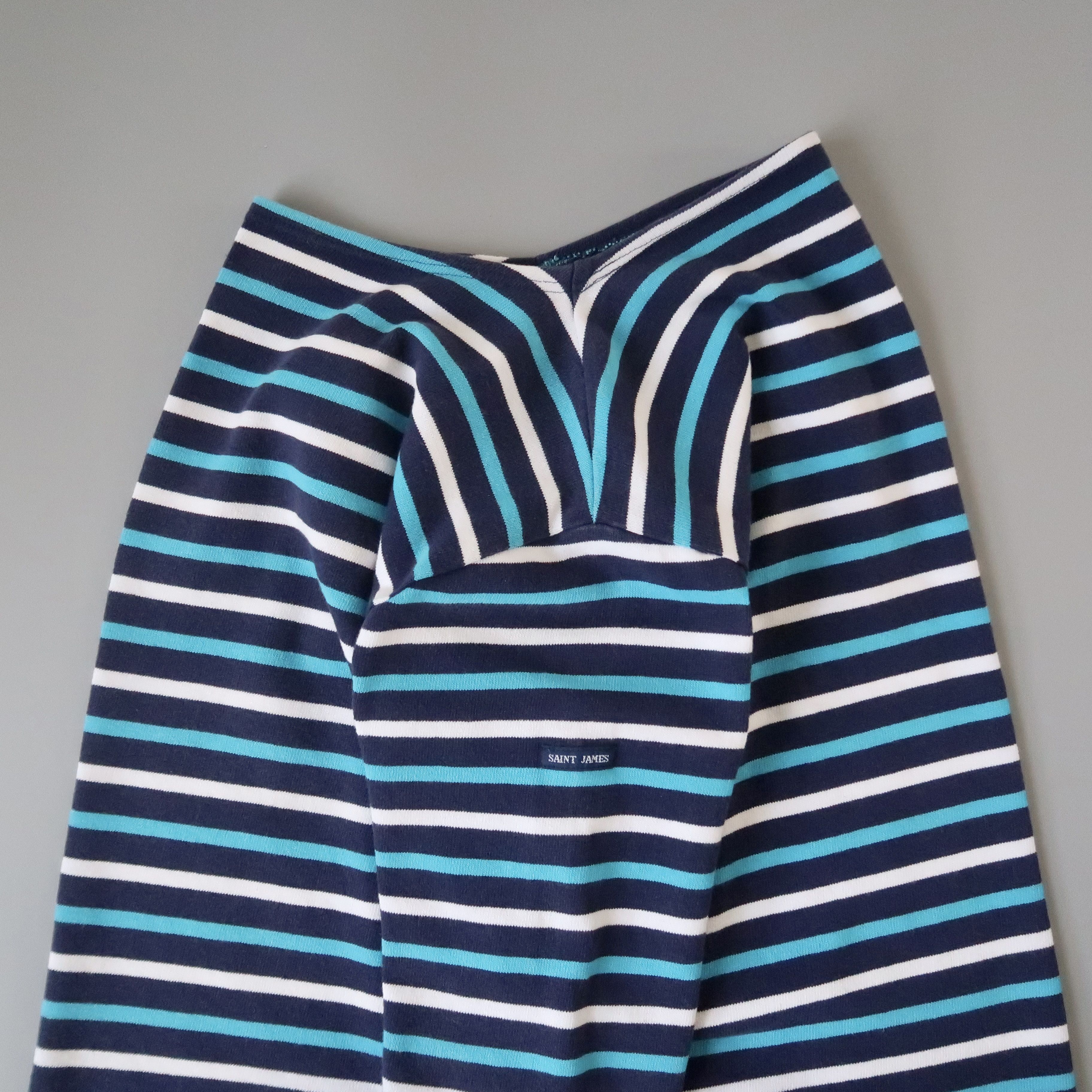 Saint James SAINT JAMES heavyweight cotton striped breton shirt, 3.5 Size US S / EU 44-46 / 1 - 6 Thumbnail