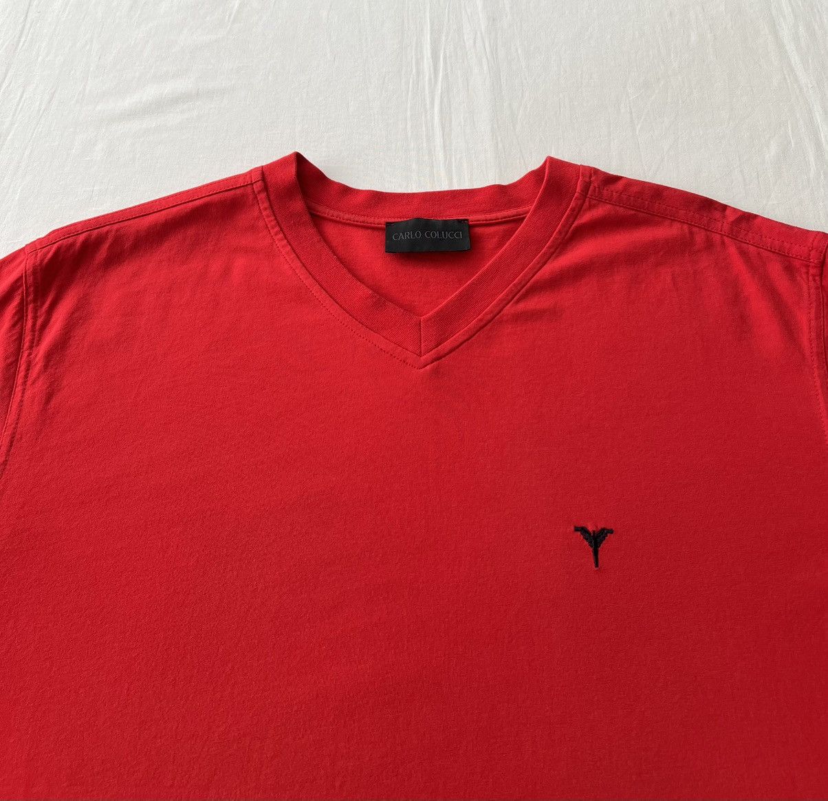 Carlo Colucci Carlo Colucci Small Logo Red T-shirt Size US L / EU 52-54 / 3 - 3 Thumbnail