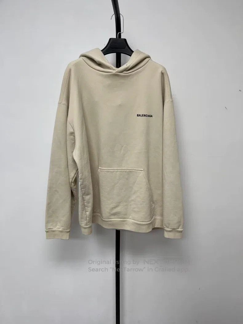 Balenciaga Solid Color Large Pocket Zippered Hoodie