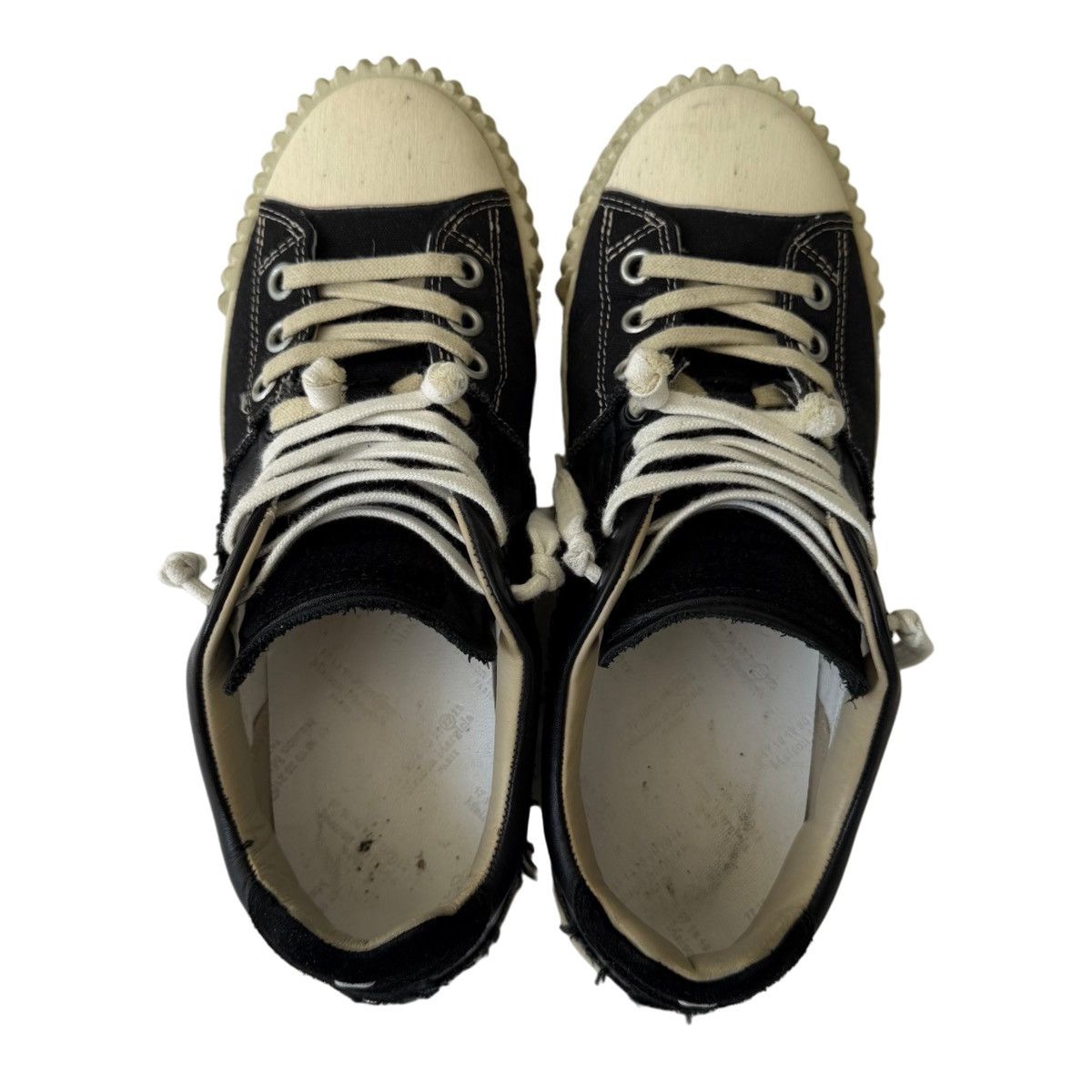 Maison Margiela Maison Margiela New Evolution Hybrid Sneakers Black Leather Size US 9 / EU 42 - 7 Thumbnail
