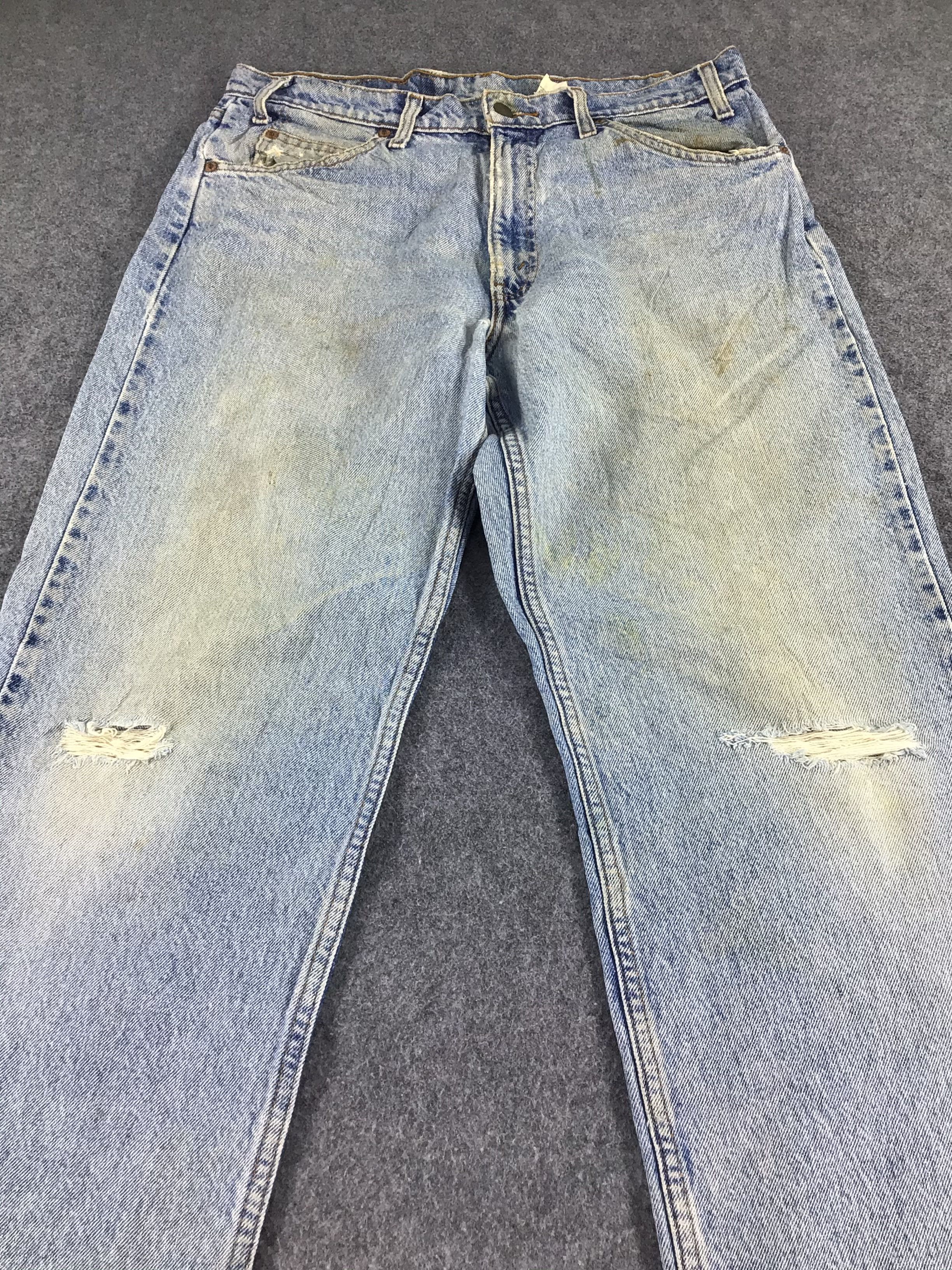 Levi's Vintage Levis 550 Orange Tab Jeans-J331 Size US 34 / EU 50 - 3 Thumbnail