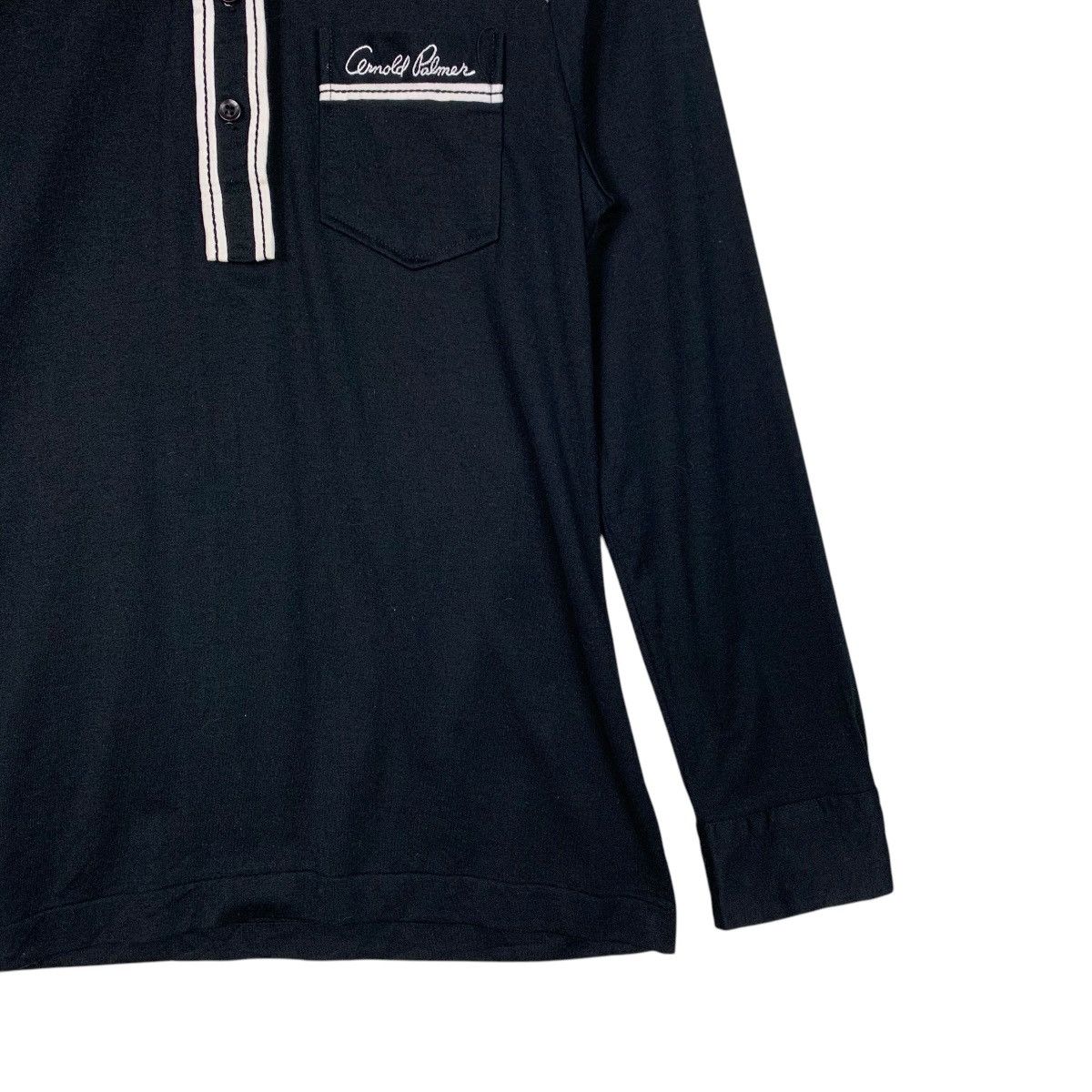 RENOWN ARNOLD PALMER Retro Long Sleeve Polos Shirt #2614-C117 Size L / US 10 / IT 46 - 4 Thumbnail