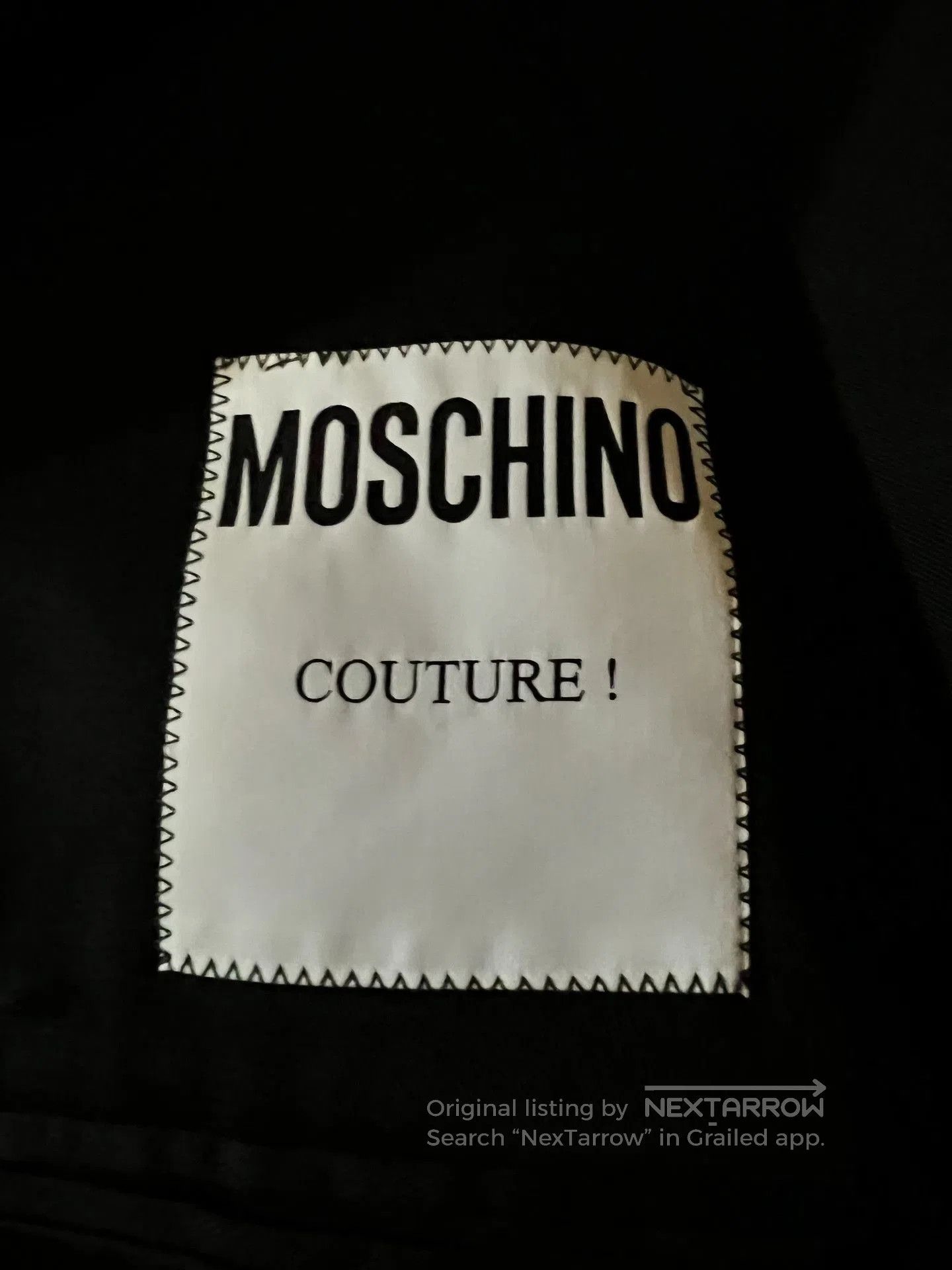 Moschino Moschino Runway Metal Chain Logo Blazer. Size US L / EU 52-54 / 3 - 7 Thumbnail