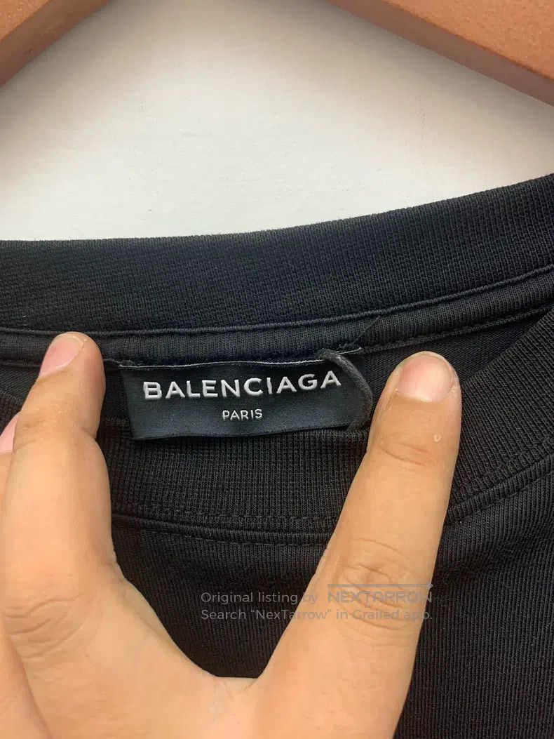 Balenciaga Balenciaga Black Short Sleeve T-Shirt Size US M / EU 48-50 / 2 - 4 Thumbnail