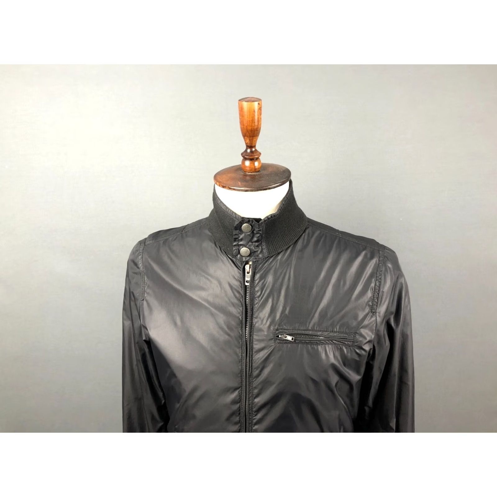 Diesel Diesel Windbreaker Jacket Full Zip Nylon Black M Mens Size US M / EU 48-50 / 2 - 5 Thumbnail