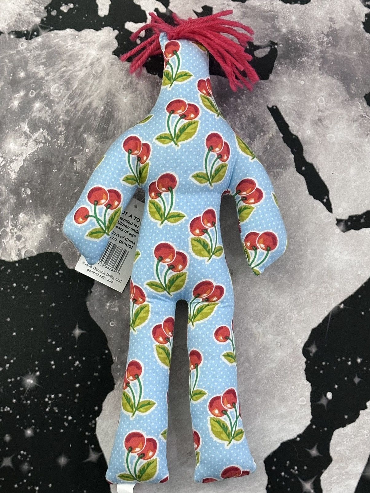 Other Dammit Doll Cherry Pattern Yarn Hair Figure Size ONE SIZE - 4 Thumbnail