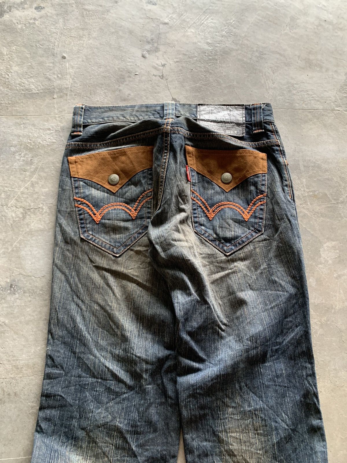 Edwin sick rusty mudwash flare EDWIN XV western style jeans Size US 33 - 12 Thumbnail