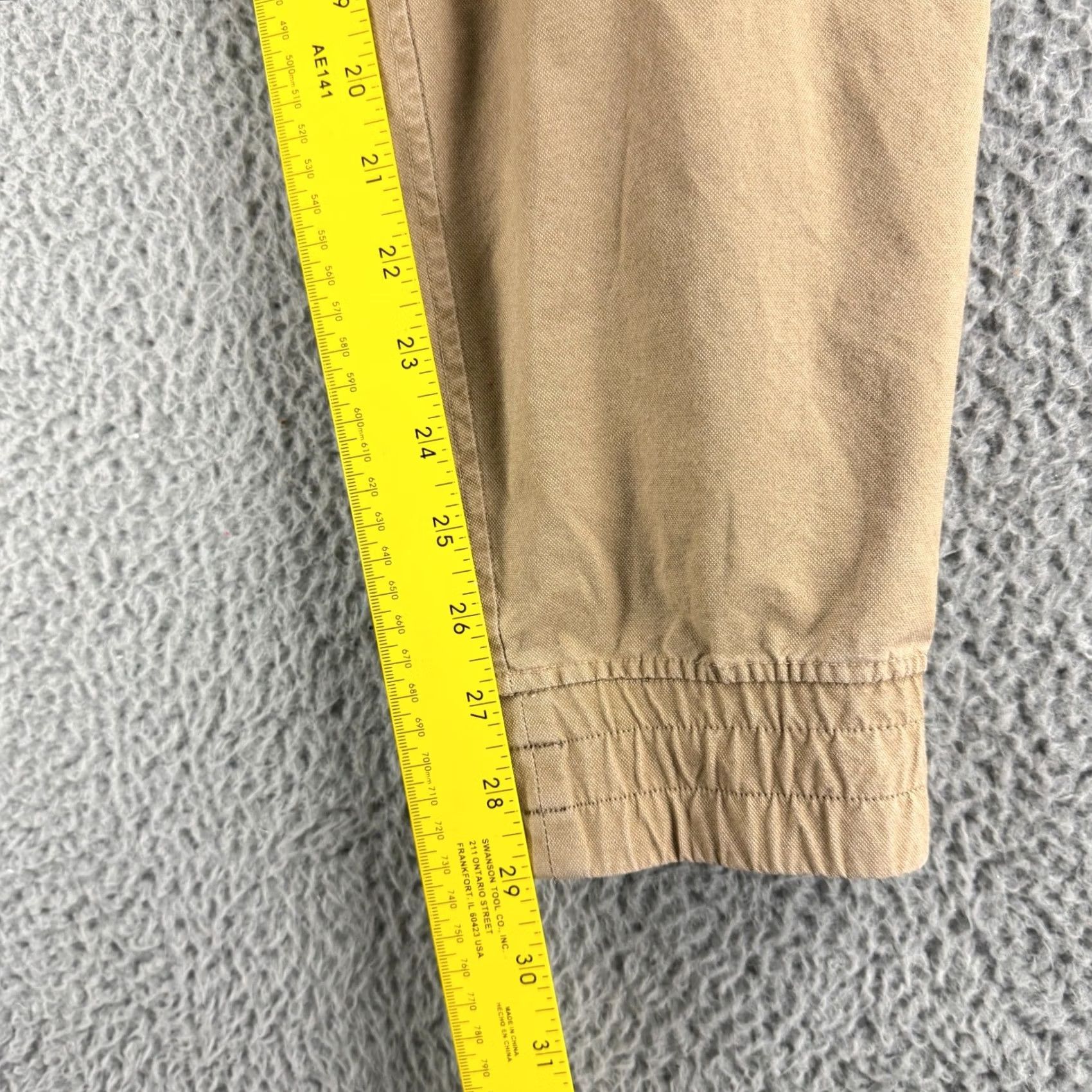 Lululemon Lululemon ABC Jogger Pants Mens Medium Tan Khaki Tapered Drawstring Stretch Size US 31 - 6 Thumbnail