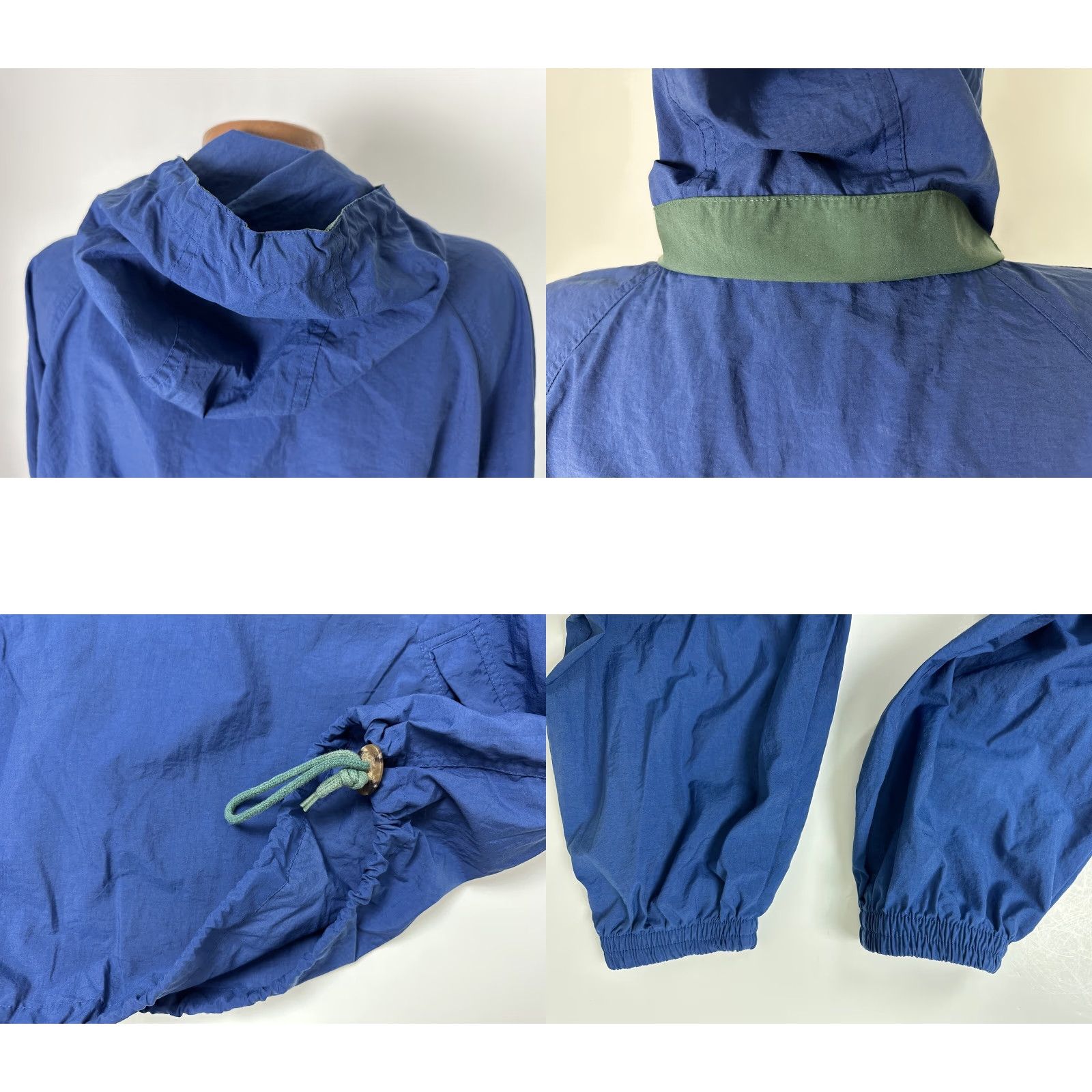 Gap VINTAGE Gap Windbreaker Jacket Men XL Nylon 1/4 Zip Hooded Blue Eagles Nest 90s Casual Outdoor Sports Preppy Vintage Mens XL Blue Nylon Jacket Size US XL / EU 56 / 4 - 8 Thumbnail