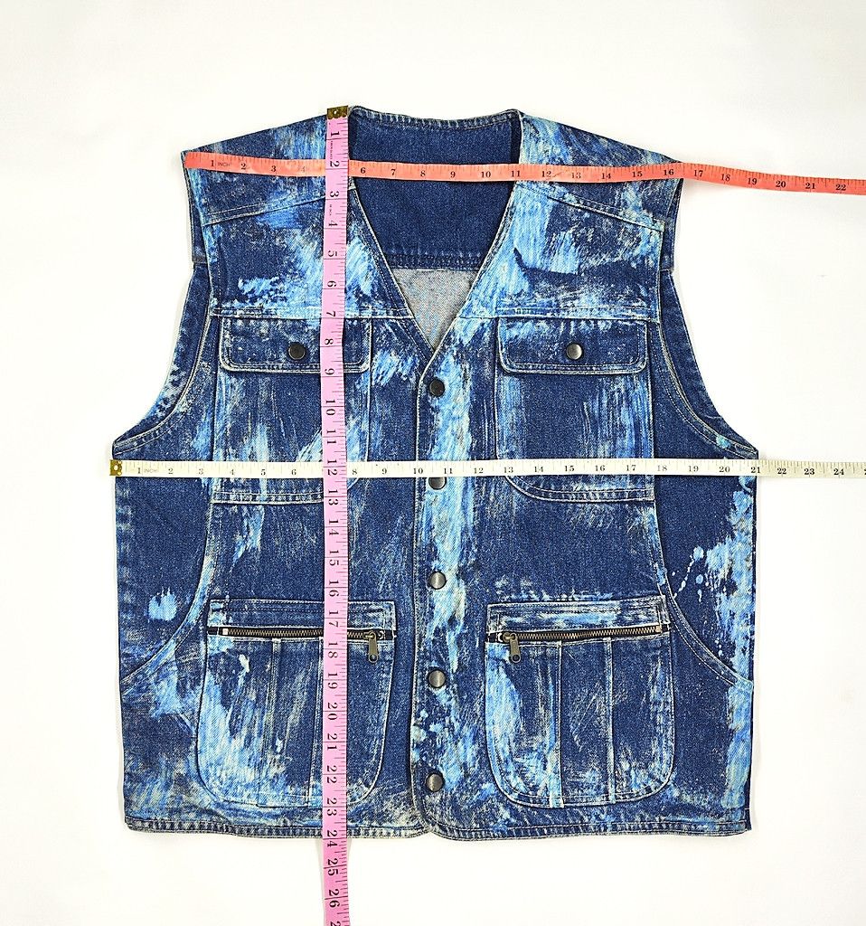 Japanese Brand CAPITAN painter jeans vest reversible Size US L / EU 52-54 / 3 - 8 Thumbnail