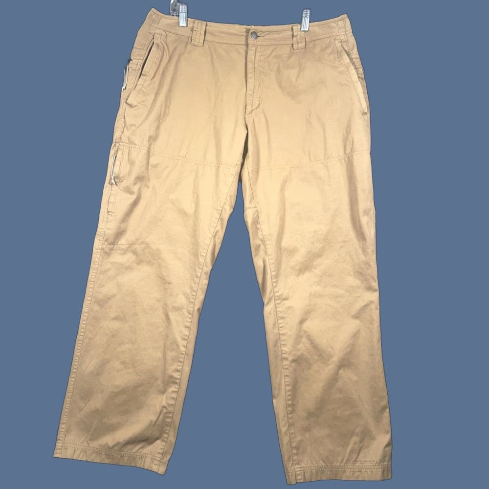 Vintage Columbia Pants Cargo 36 Regular Flat Front Cotton Polyester Brown Outdoor Hiking Omni Shield Size US 36 / EU 52 - 1 Thumbnail