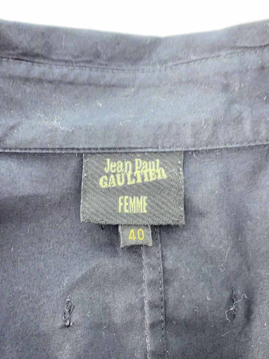 Jean Paul Gaultier Frill Cotton Blouse Size XS / US 0-2 / IT 36-38 - 3 Thumbnail