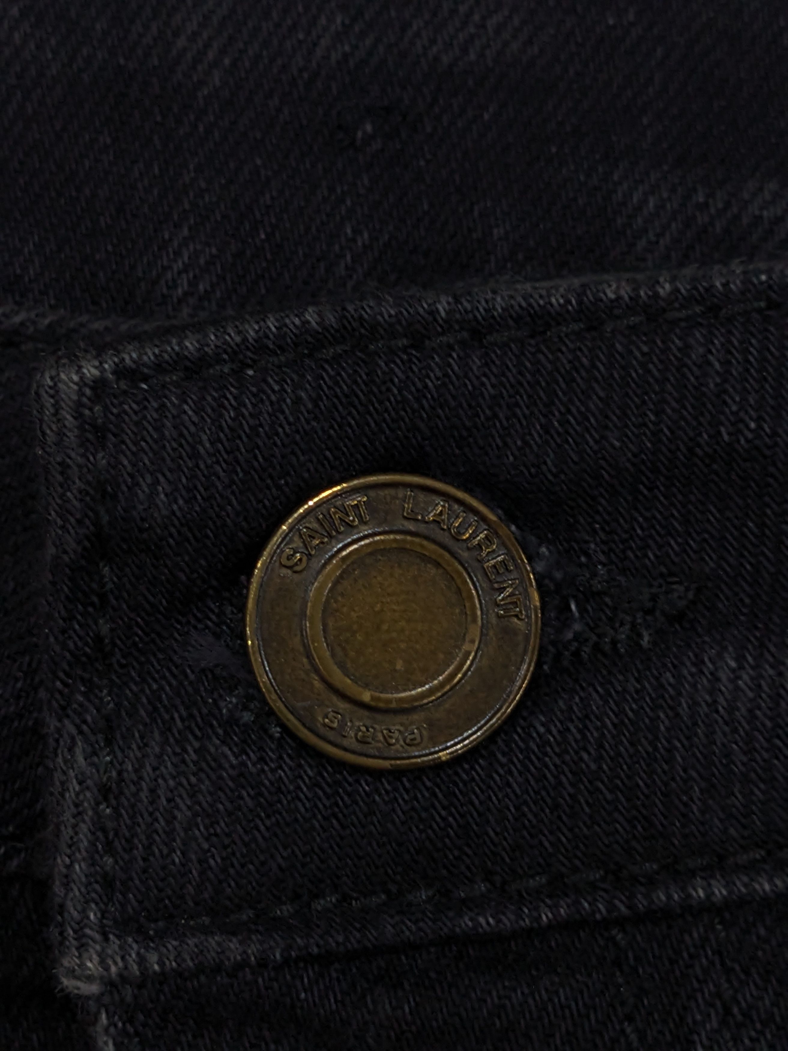 Saint Laurent Paris Saint Laurent D05 Denim Jeans Size 29" - 6 Thumbnail