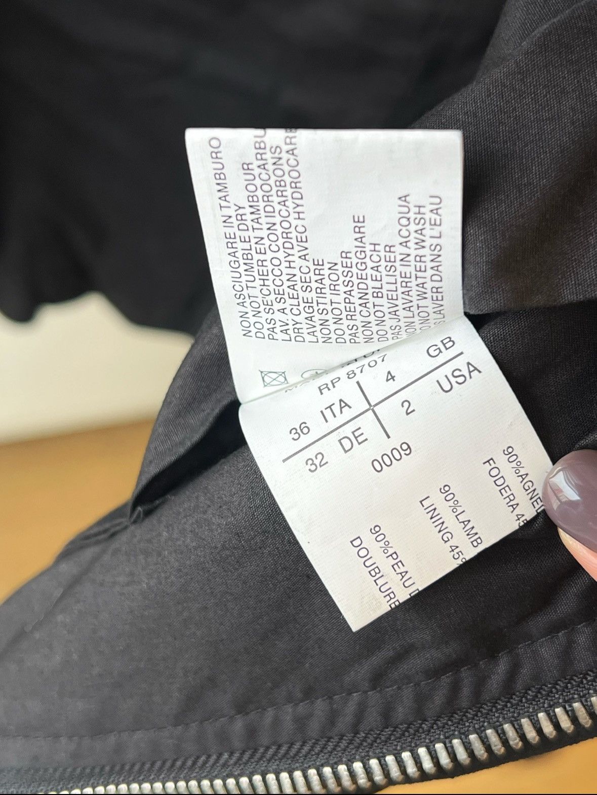 Rick Owens Rick Owen’s leather jacket Size US S / EU 44-46 / 1 - 9 Thumbnail
