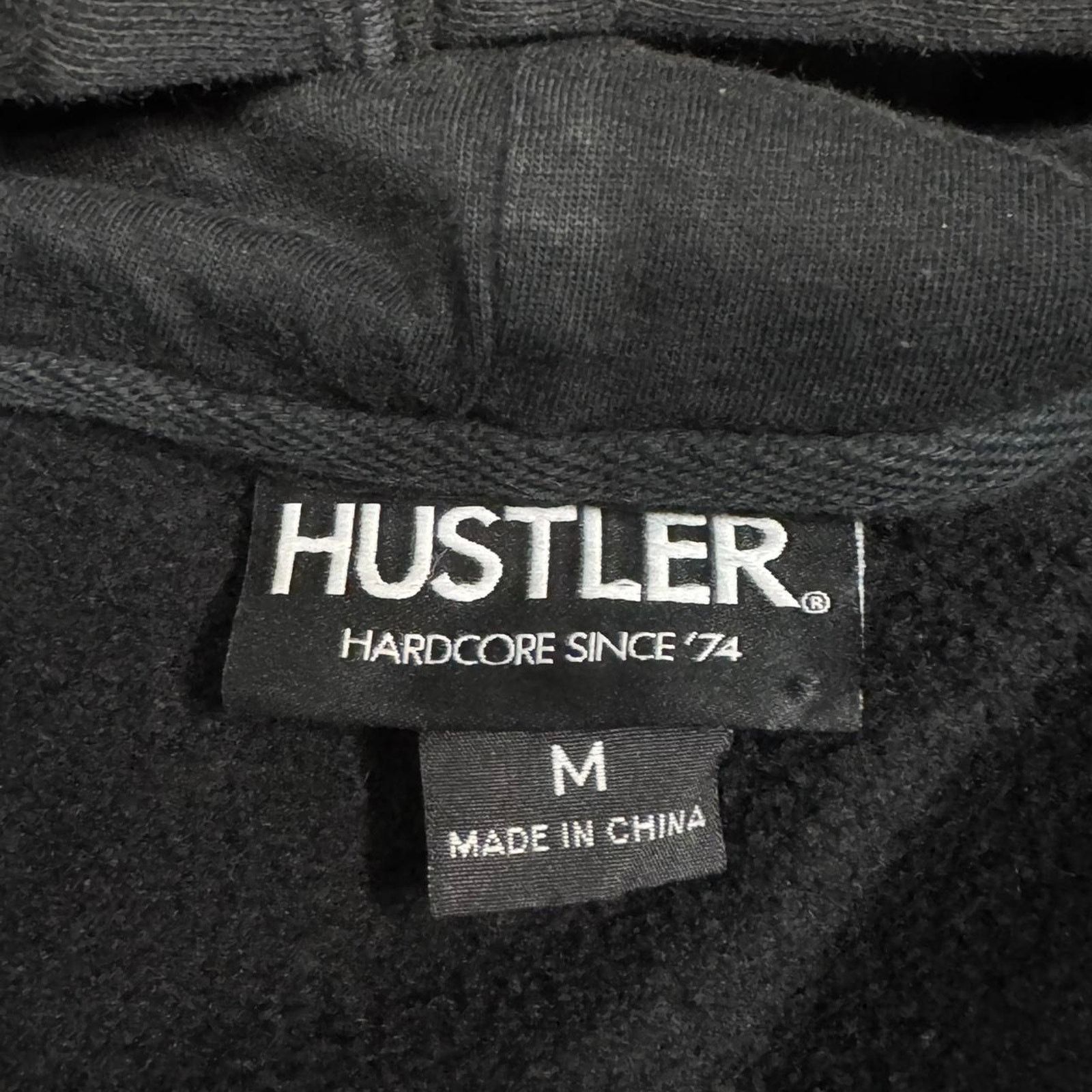 Vintage VINTAGE Y2K HUSTLER MAGAZINE EMBROIDERED ZIP UP PROMO HOODIE Size US M / EU 48-50 / 2 - 6 Thumbnail