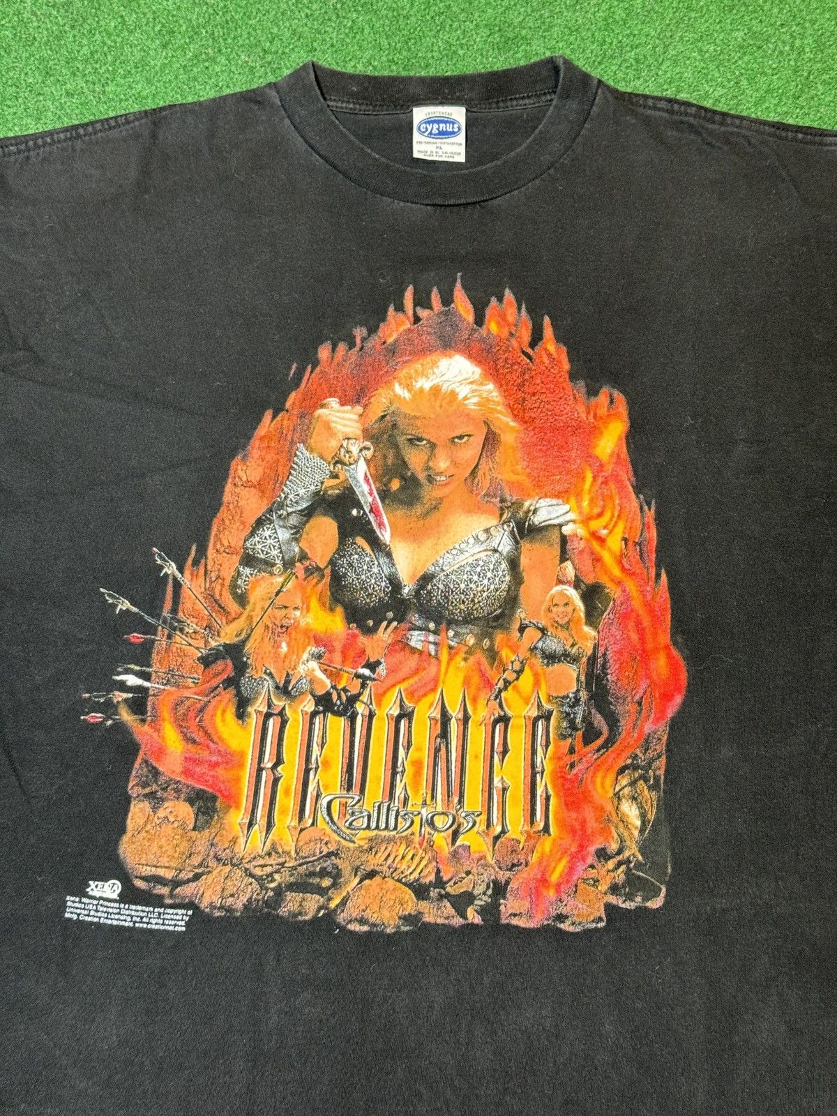 Vintage 90s Callisto’s Revenge INSANE Xena Princess Warrior T Shirt Size US XL / EU 56 / 4 - 2 Thumbnail