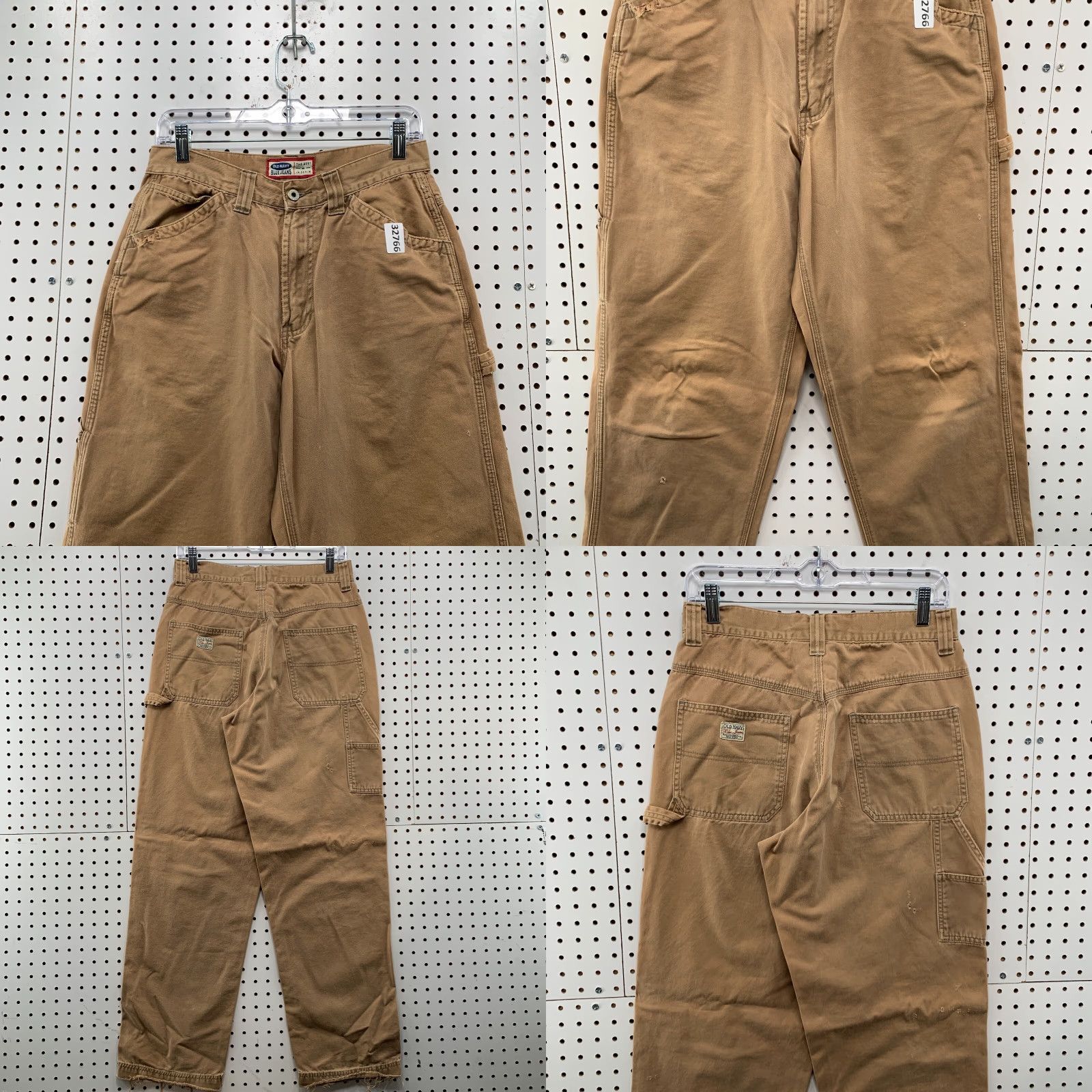 Old Navy VINTAGE Old Navy Canvas Carpenter Pants Mens FITS 28x30.5 Brown Workwear Size US 28 / EU 44 - 8 Thumbnail