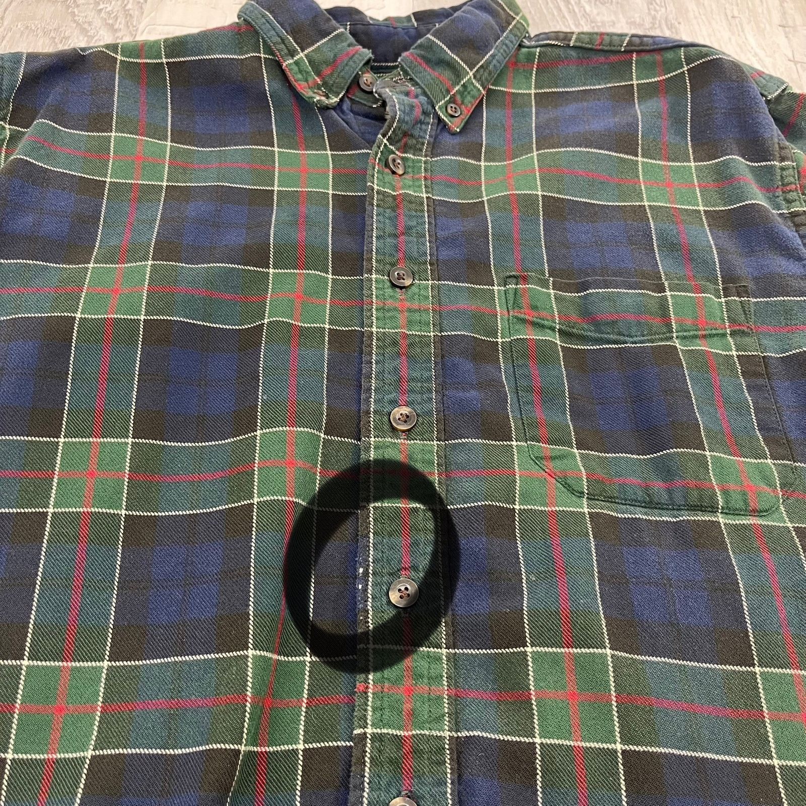 L.L. Bean L.L. Bean Plaid Long Sleeve Flawed Cotton Button Down Shirt Size US M / EU 48-50 / 2 - 6 Thumbnail