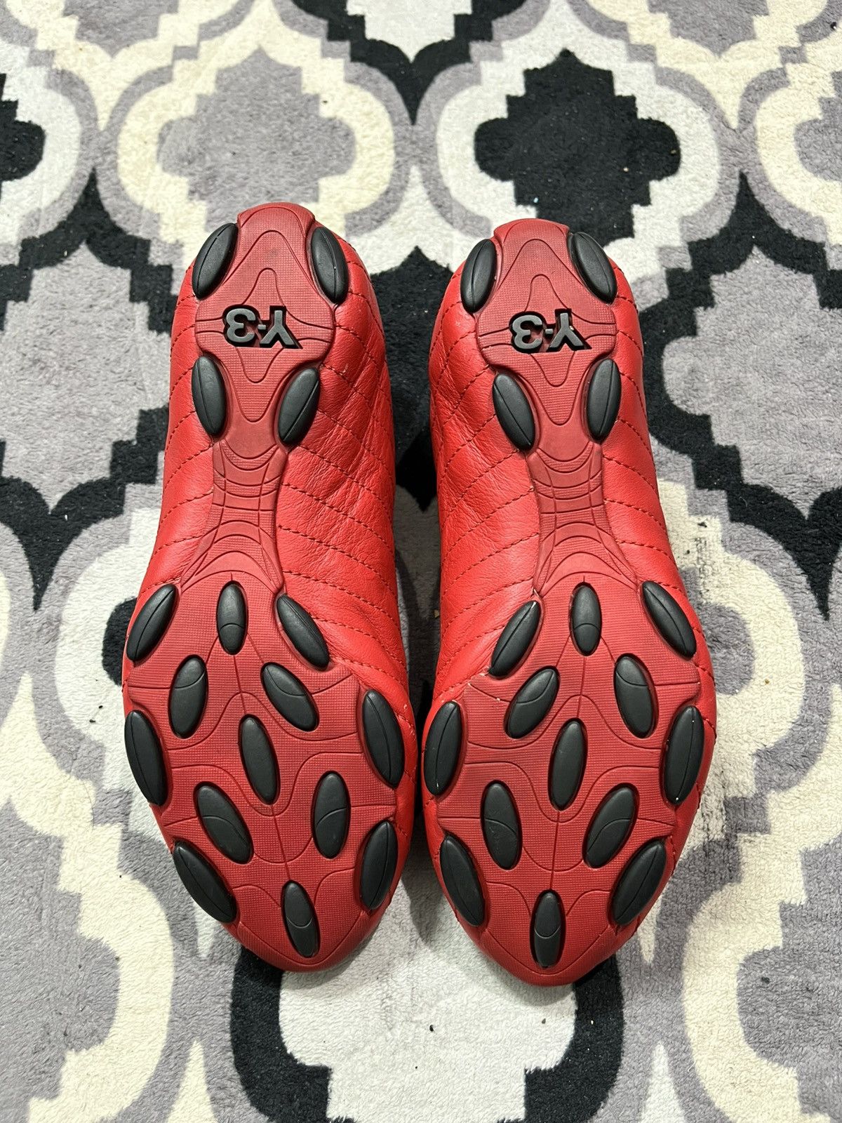 Yohji Yamamoto Red blood leather sneakers Size US 5 / EU 37 - 5 Thumbnail