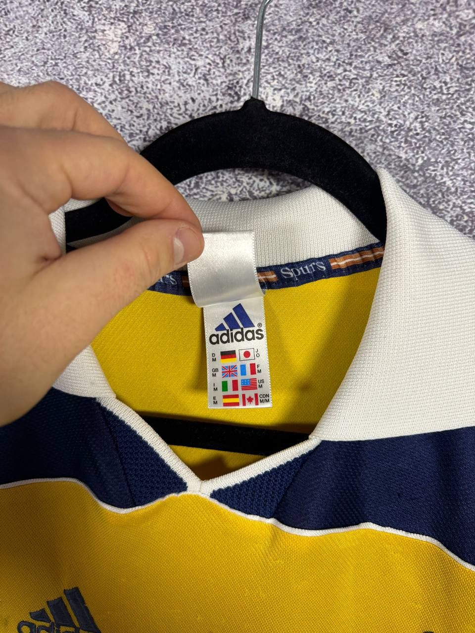 Adidas × Vintage 90's Vintage Tottenham 1999/00 Away Adidas Soccer Jersey Size US M / EU 48-50 / 2 - 7 Thumbnail