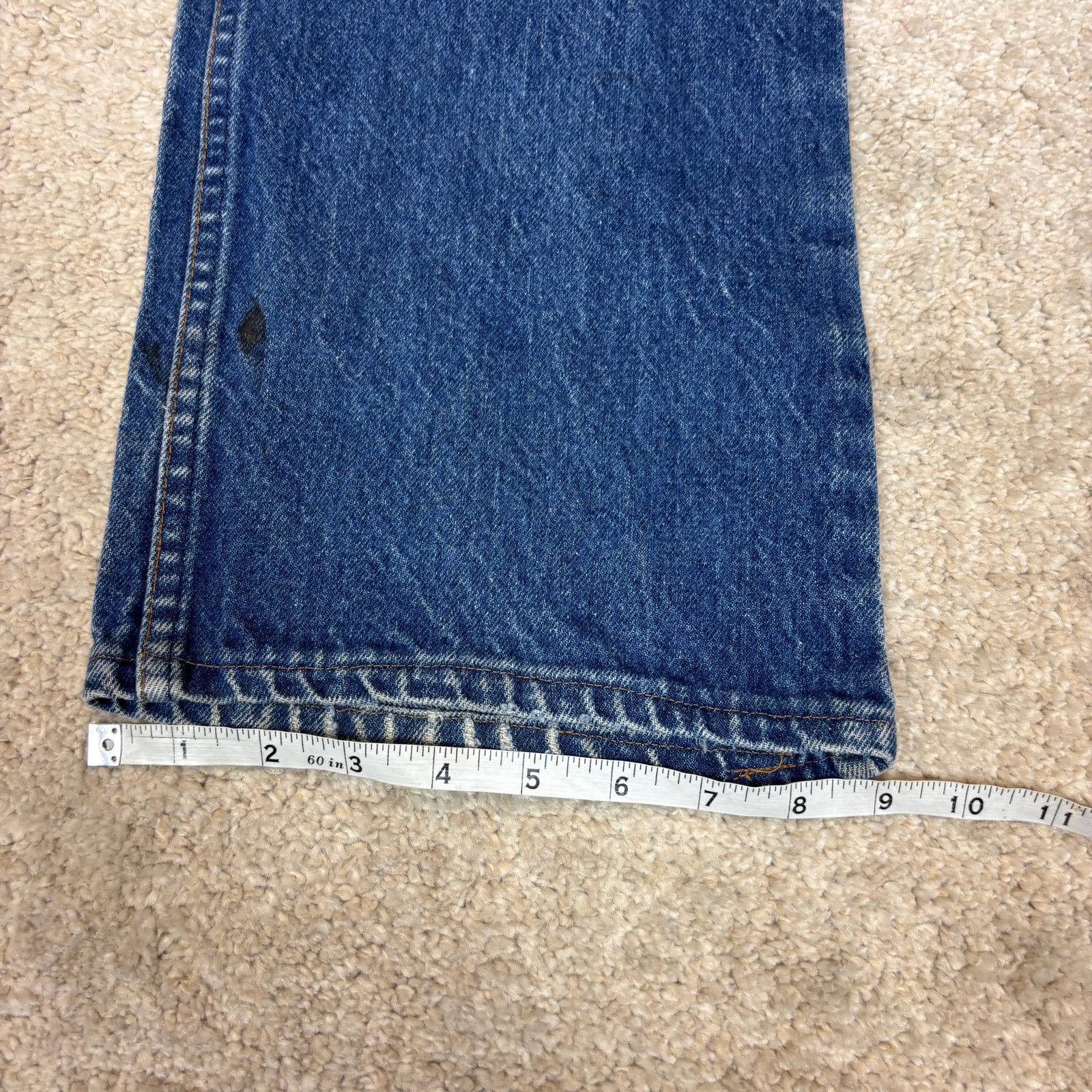 Levi's × Vintage VTG 80s Levi's 517 Orange Tab Boot Cut Jeans 38x32 (36x30) Size US 38 / EU 54 - 12 Thumbnail