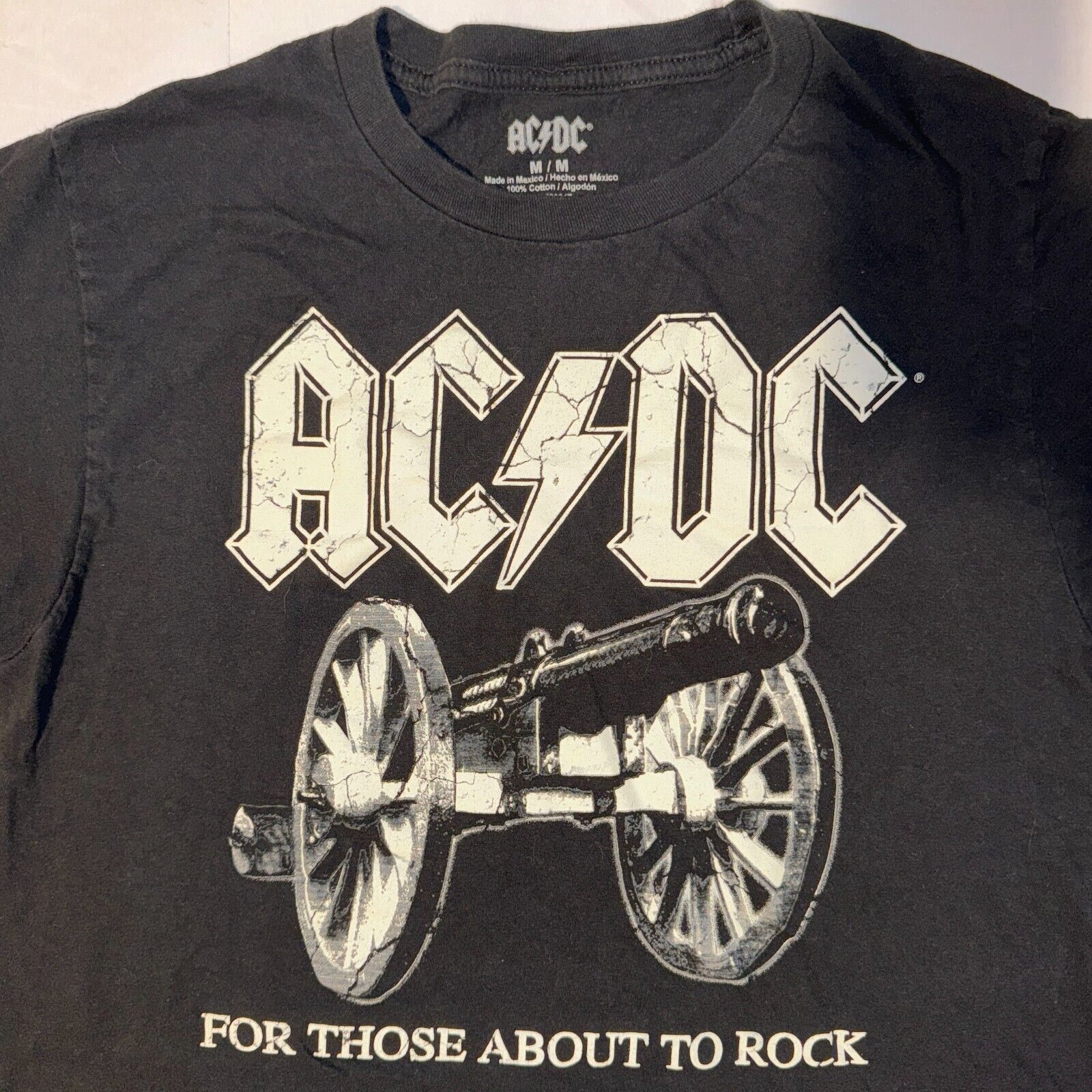 AC/DC AC/DC For Those About To Rock - Rock Band Tee Black Graphic Size US M / EU 48-50 / 2 - 2 Thumbnail