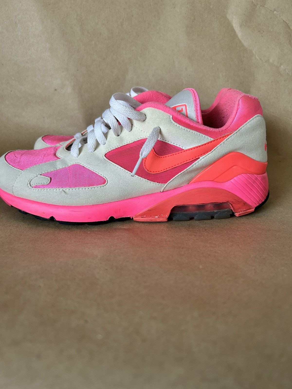 Comme des Garcons × Nike Nike Air Max 180 x Comme des Garcons White Pink Size 11 Size US 11 / EU 44 - 5 Thumbnail