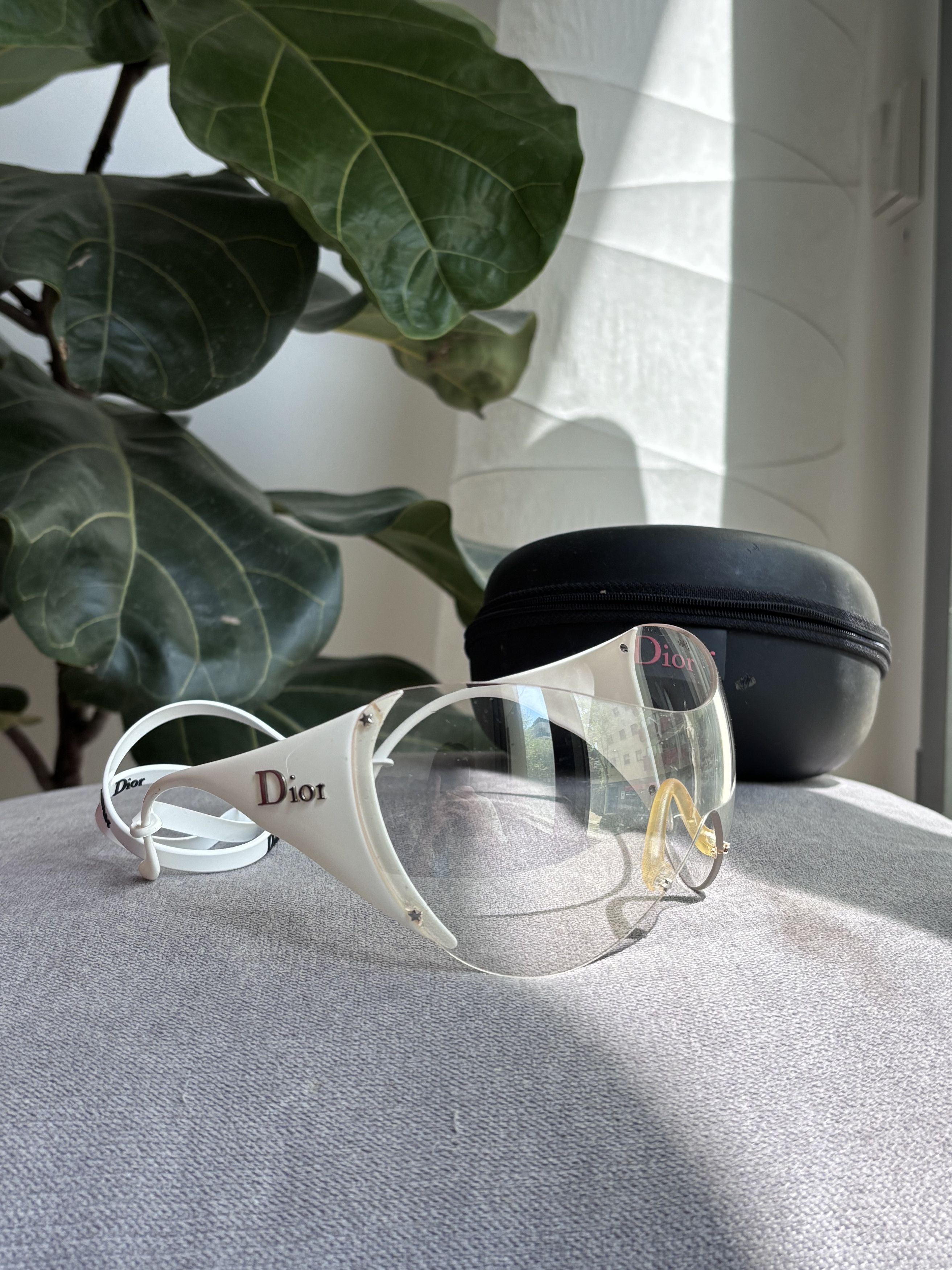 Dior DIOR Sunglasses Ski Bike Wrap Shield Mask Galliano Size ONE SIZE - 3 Thumbnail